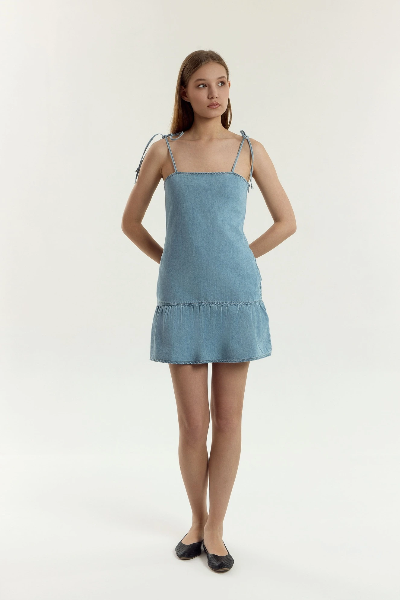 Сарафан голубой для женщин 45133-10 48