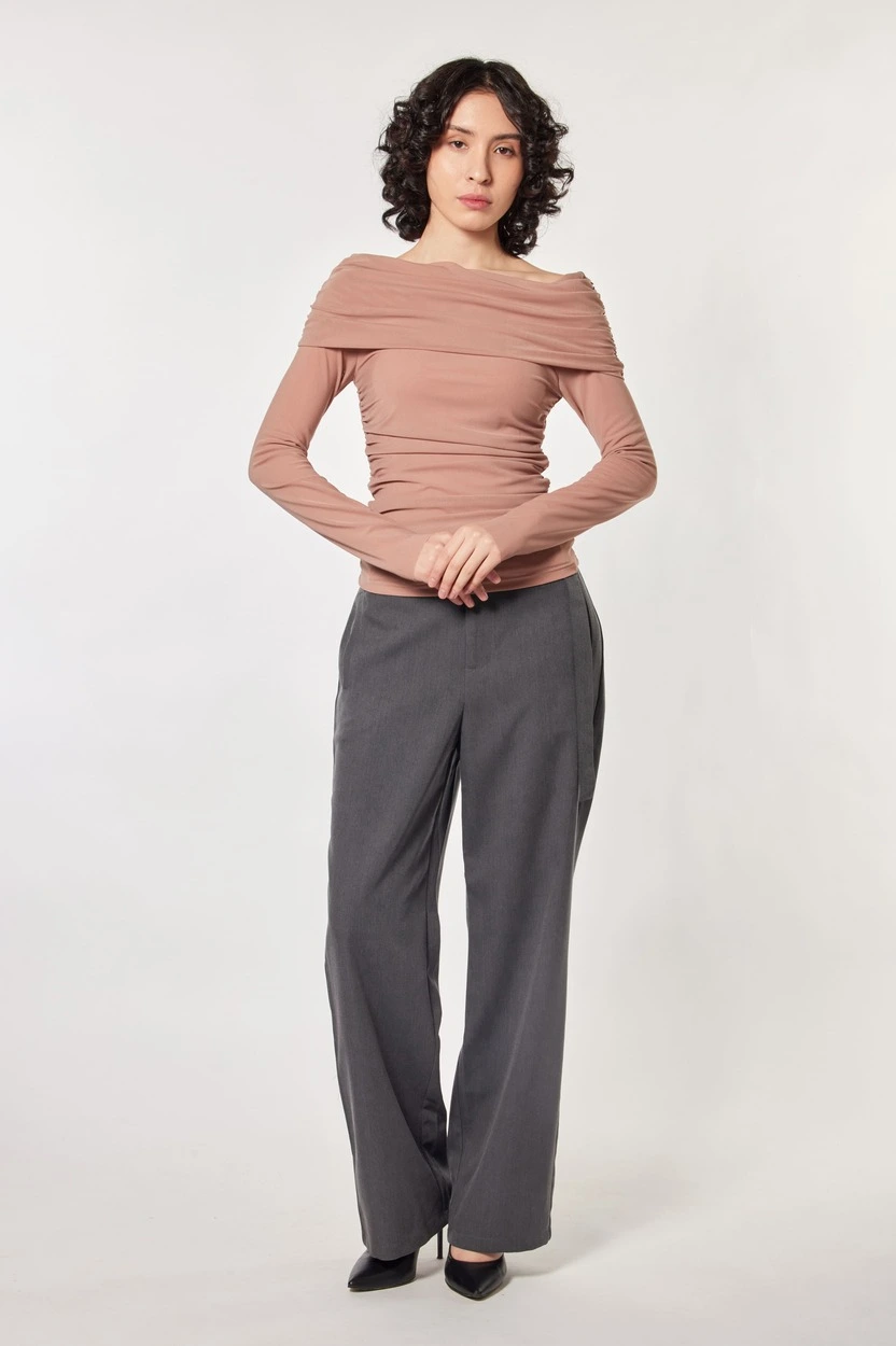 Брюки серый для женщин 44220-61 71