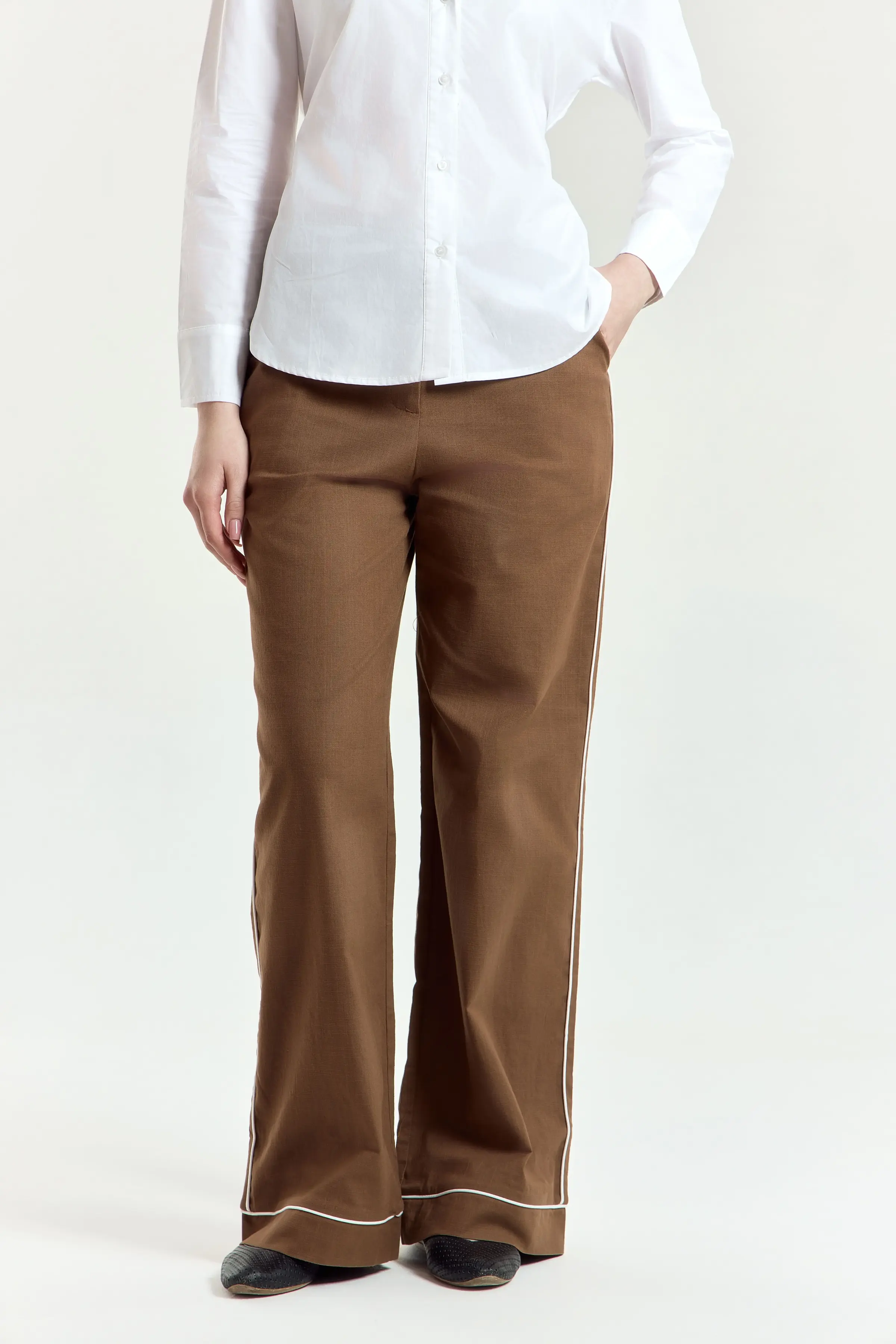 Брюки коричневый для женщин 45221-13 71