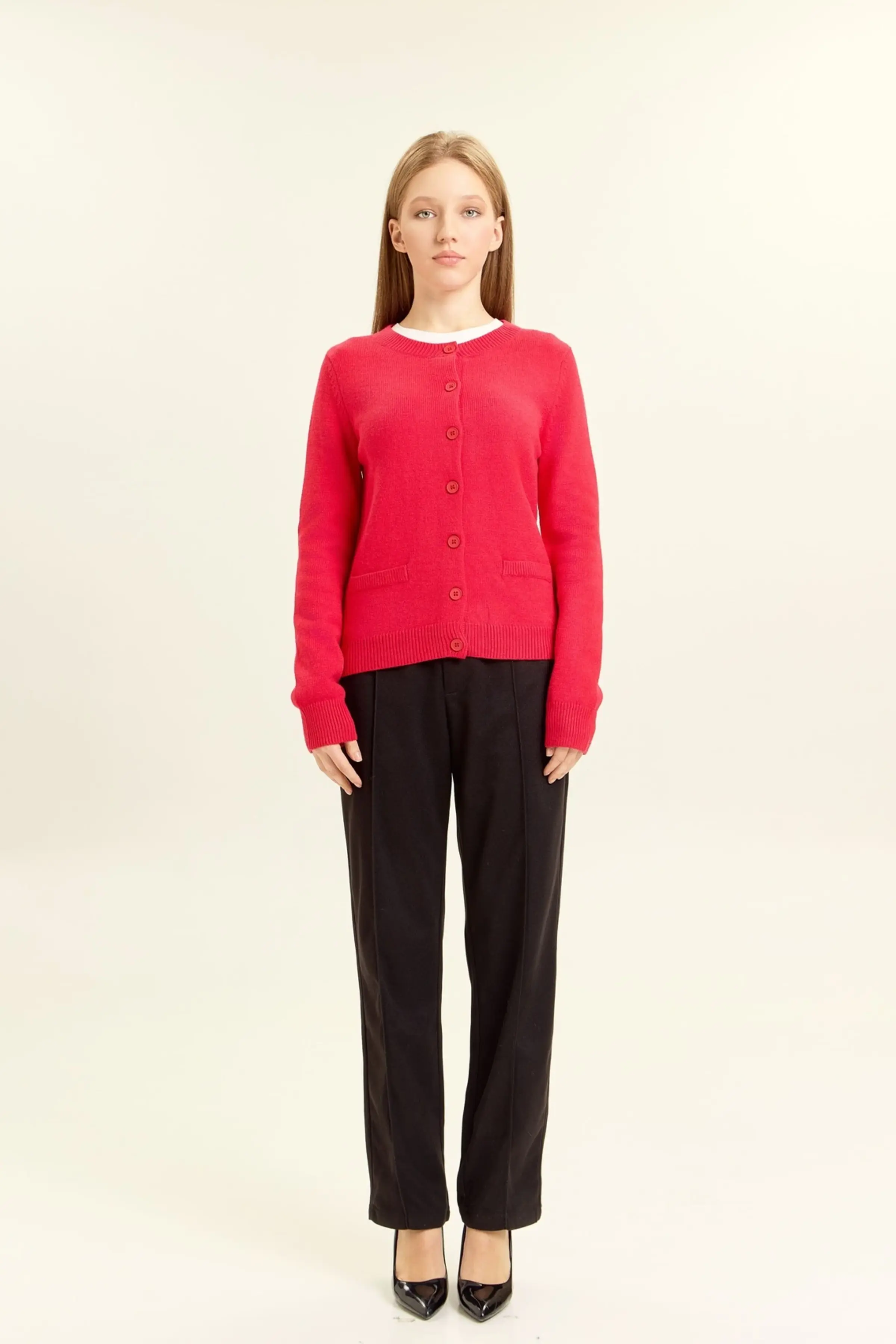 Кардиган красный для женщин 47140-7 50