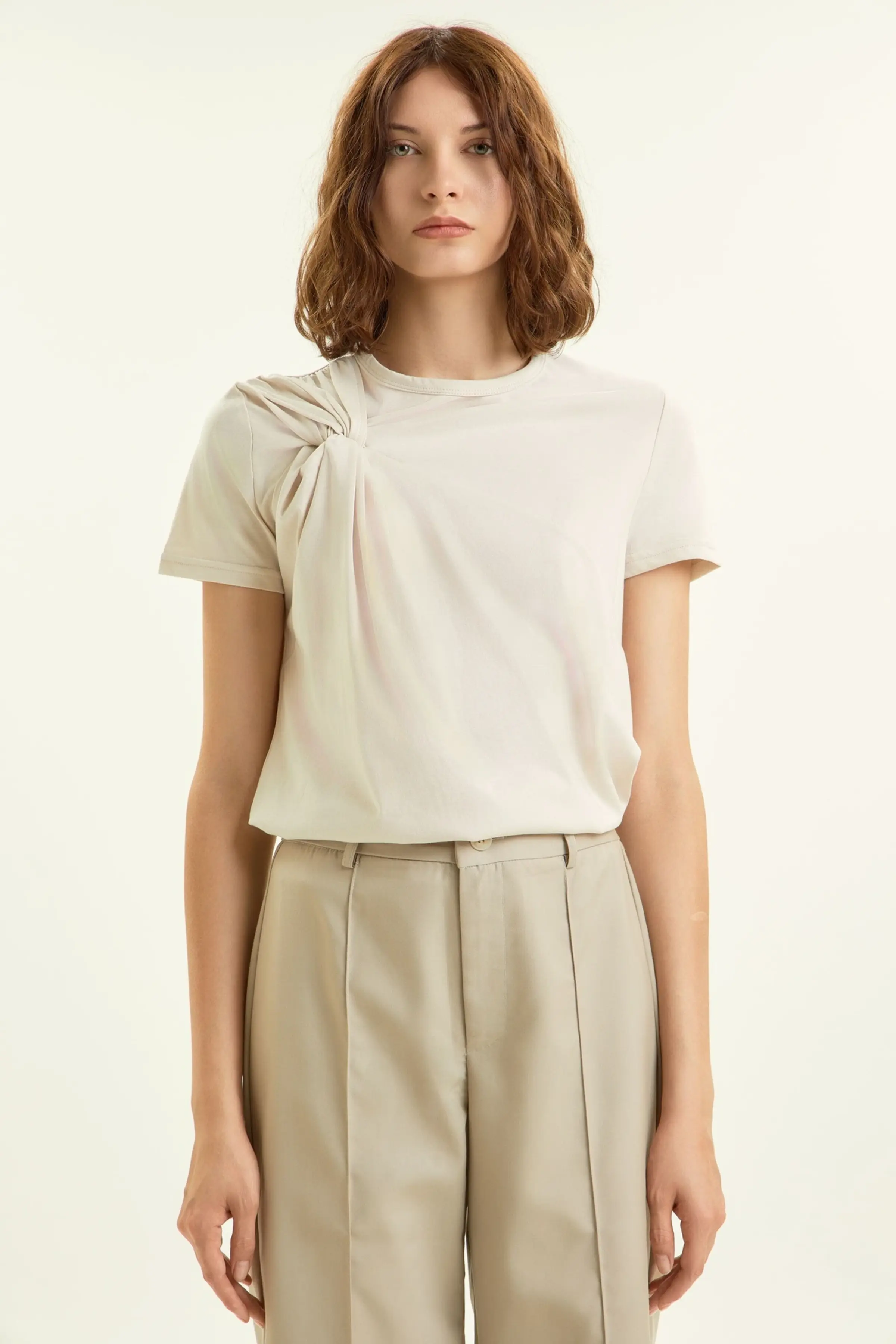 Футболка бежевый для женщин 45253-15 67