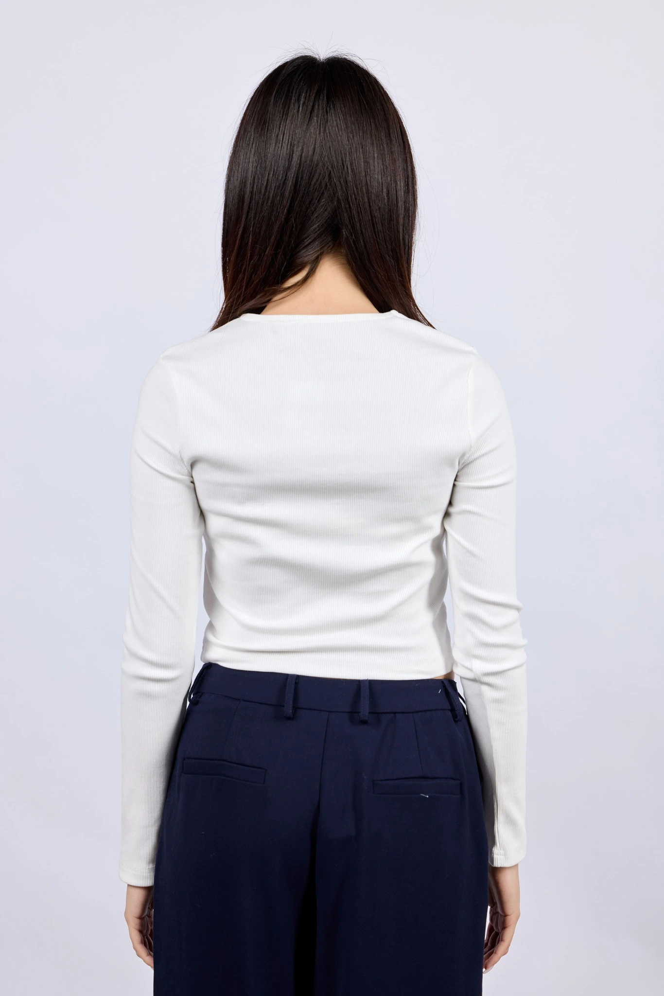 Лонгслив белый для женщин 43164-4 59