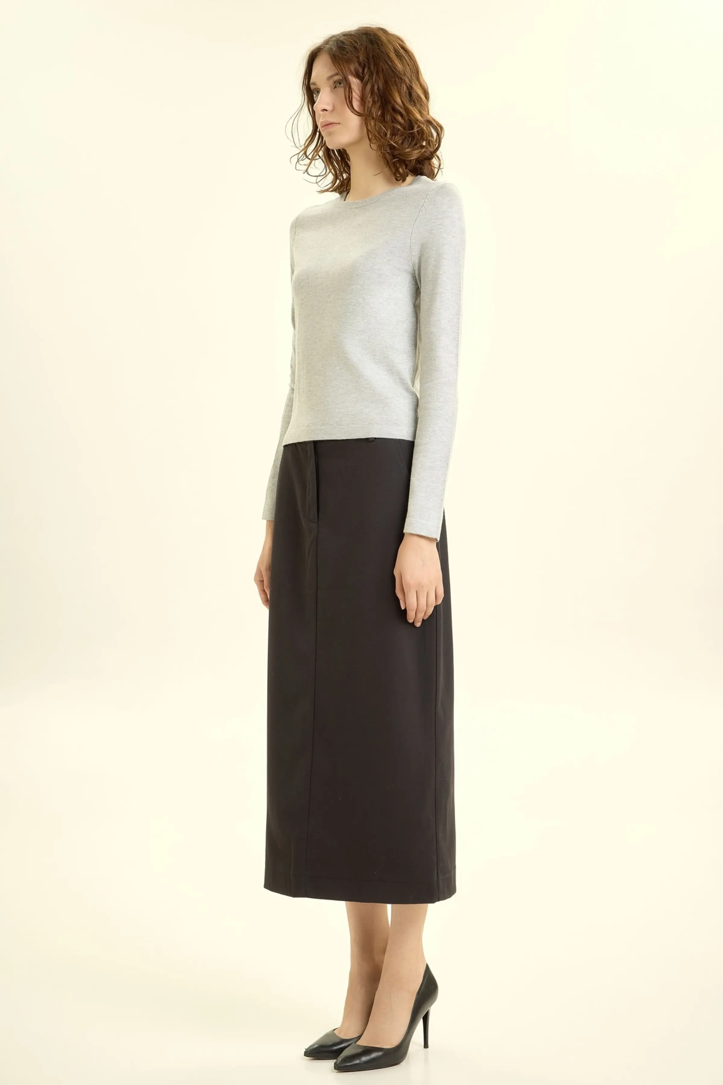 Юбка черный для женщин 46152-1 52