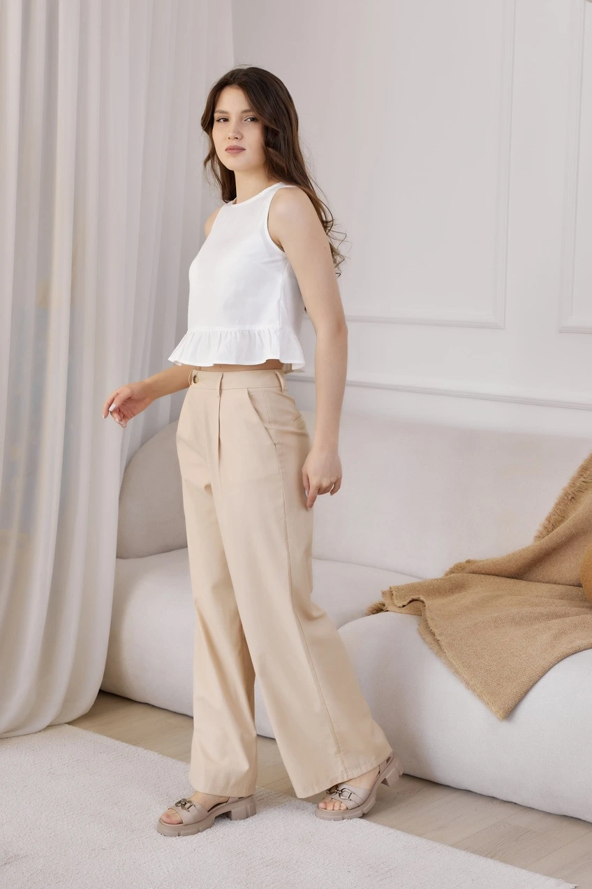 Брюки бежевый для женщин 41315-15 71