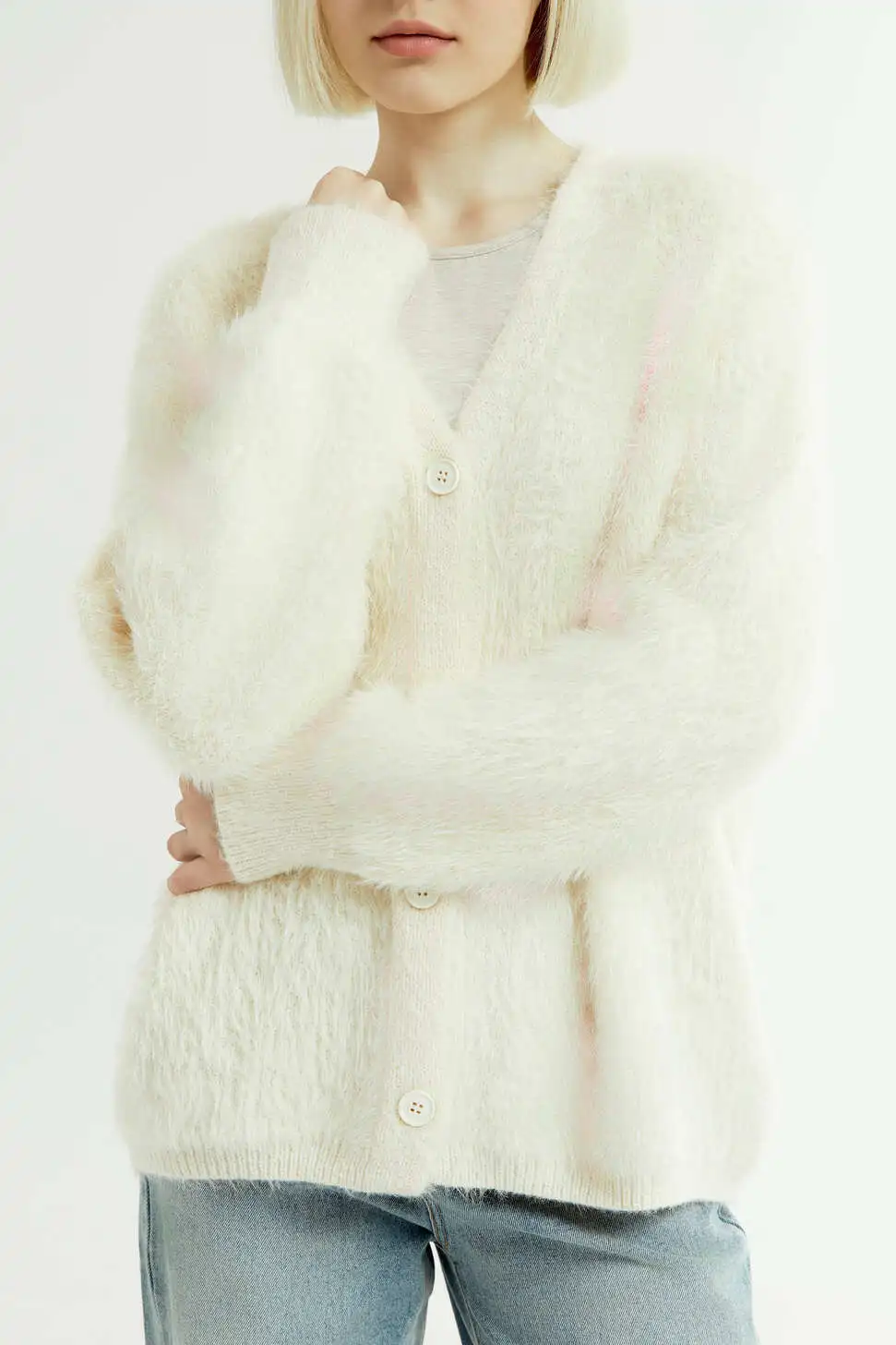 Кардиган бежевый для женщин 43142-15 50