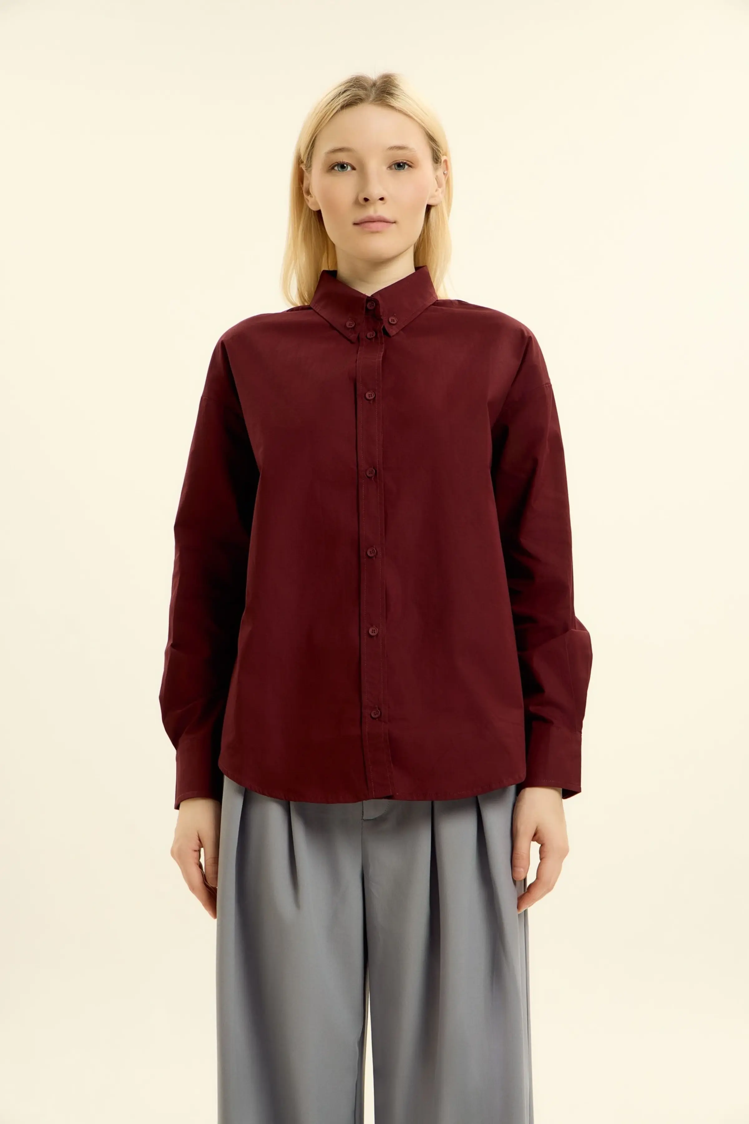 Рубашка бордовый для женщин 46249-67 66
