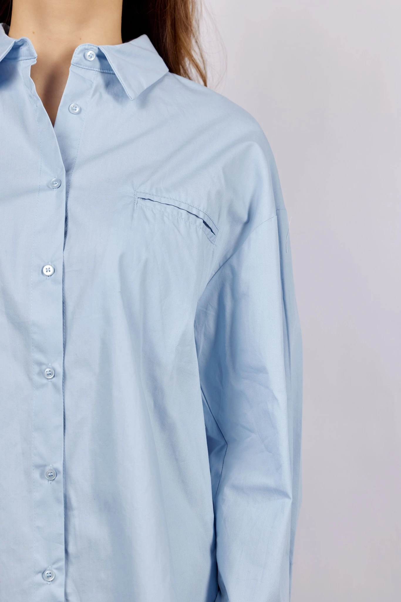Рубашка голубой для женщин 43145-10 66