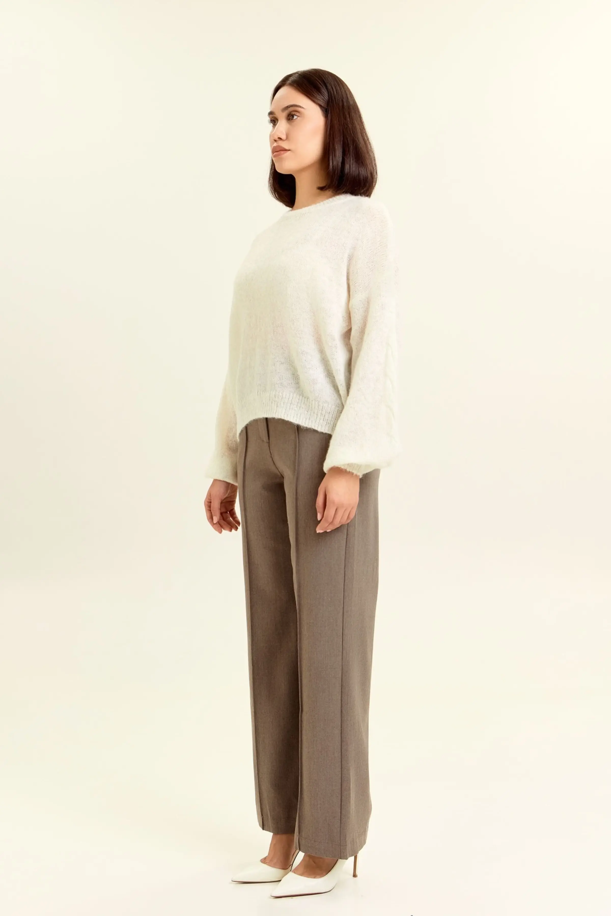 Свитер белый для женщин 47142-4 65