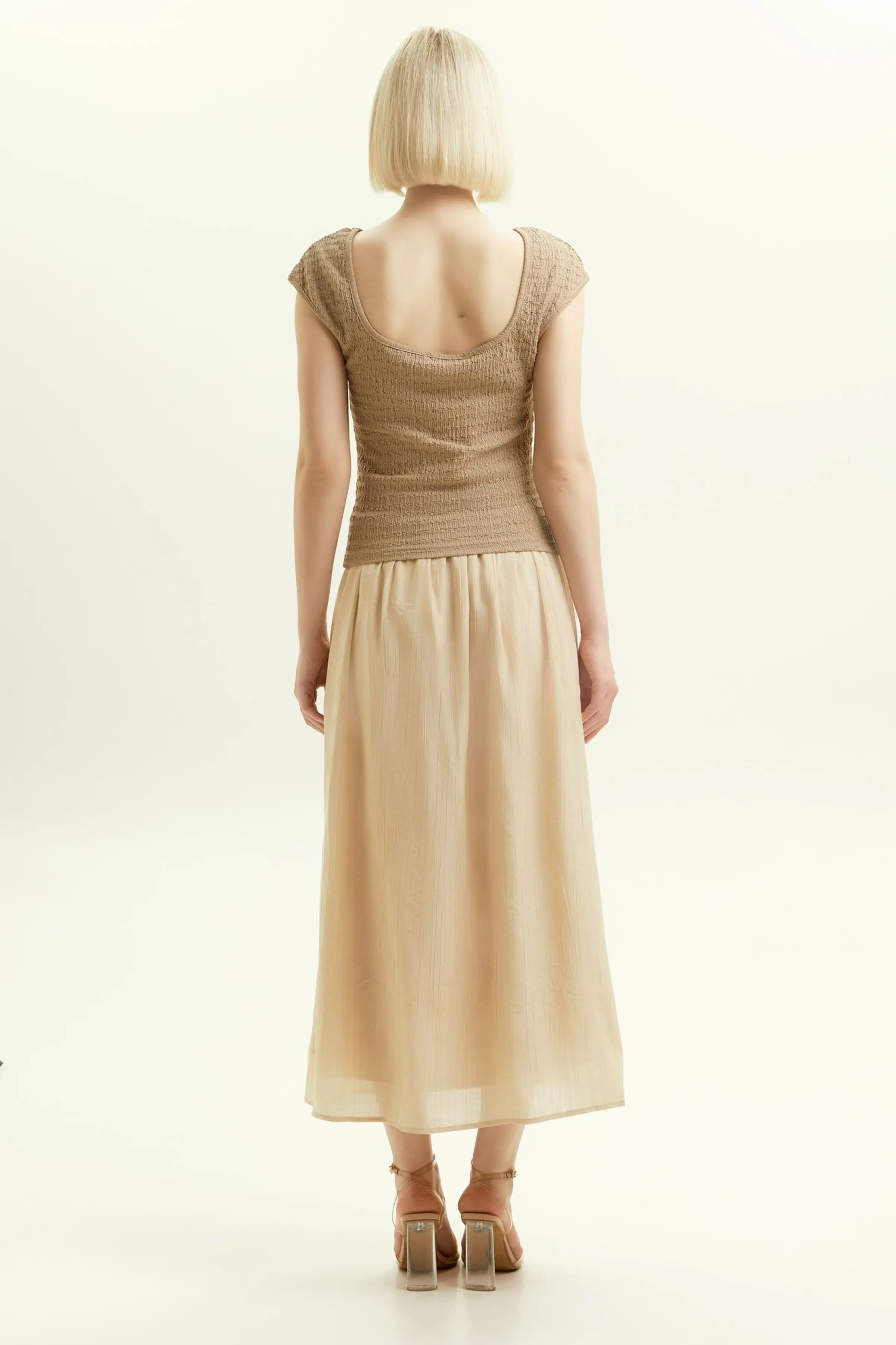 Юбка бежевый для женщин 45347D-15 52