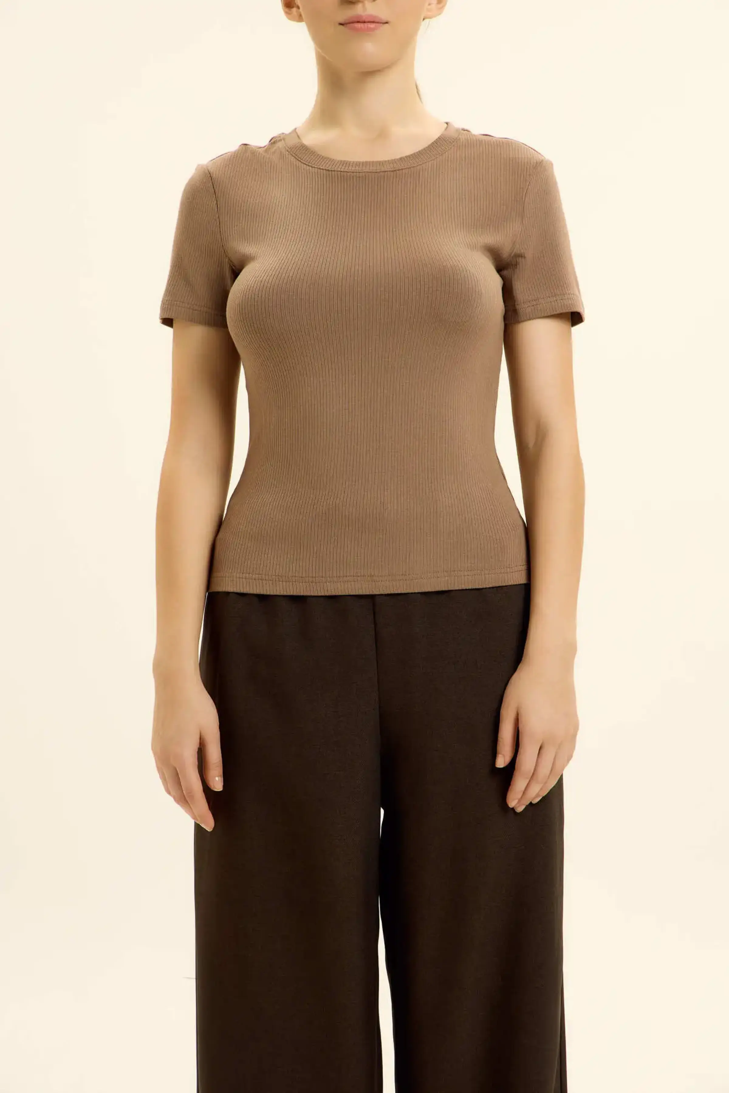 Футболка коричневый для женщин 46254-13 67