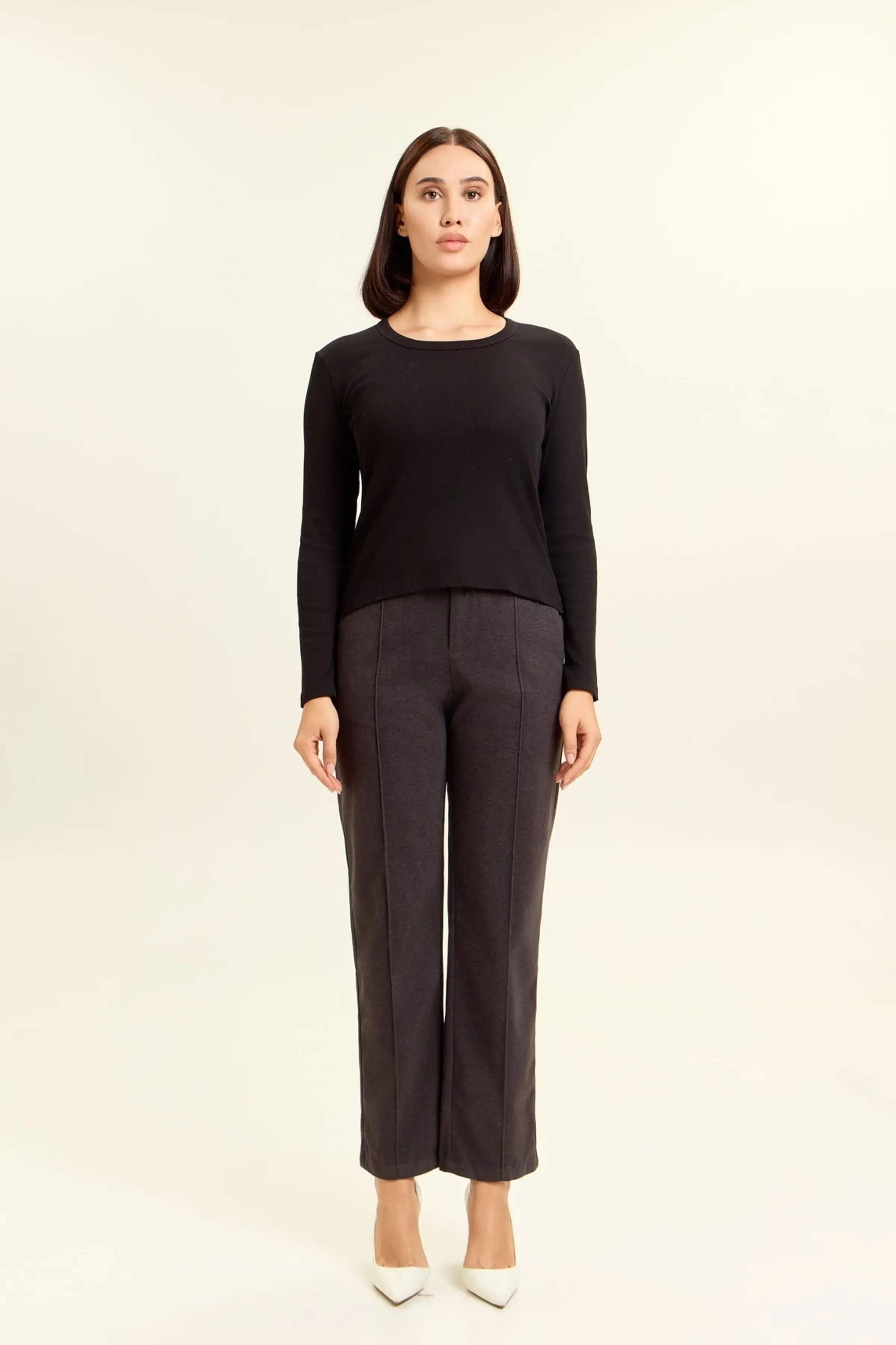 Лонгслив черный для женщин 47183-1 59