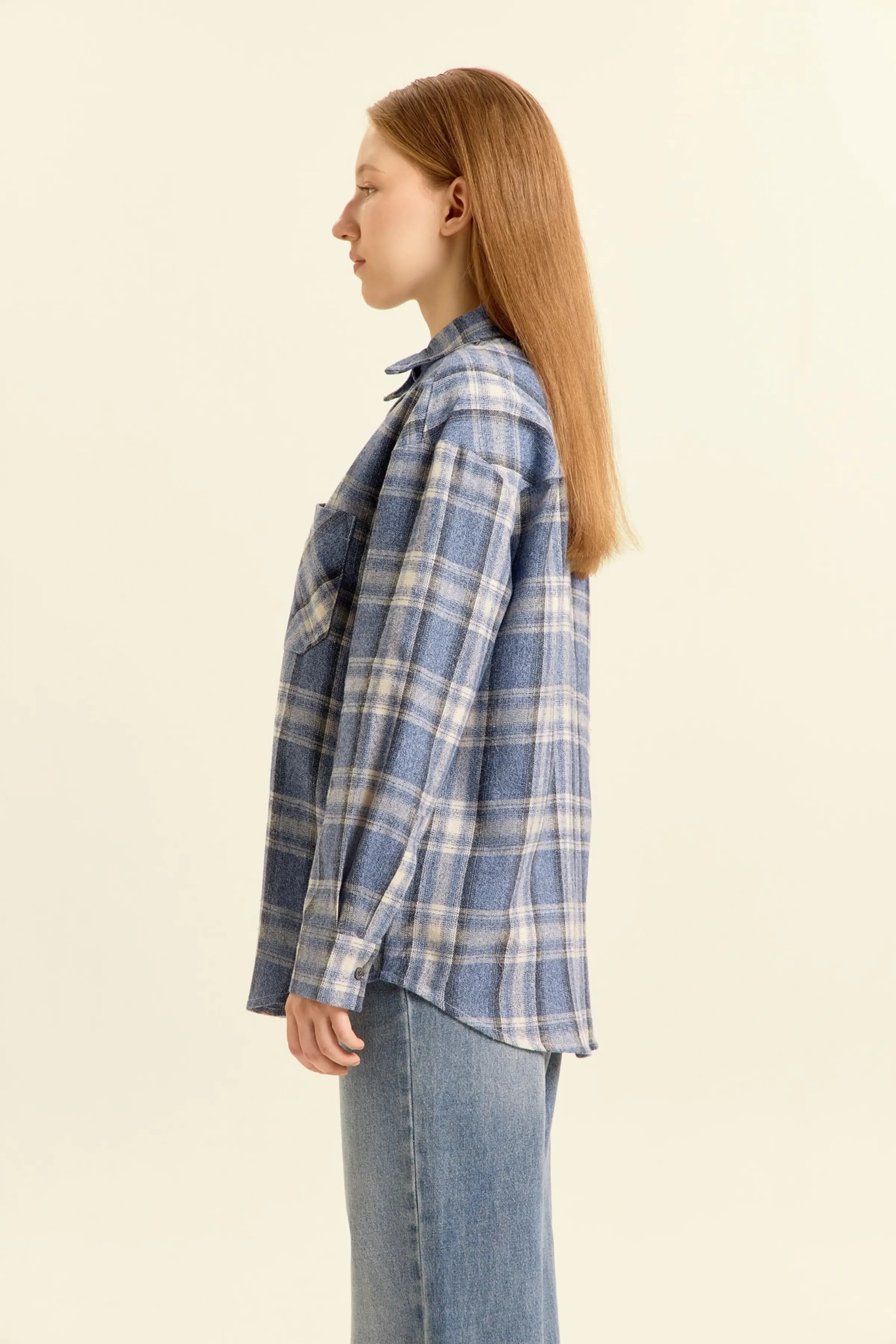 Рубашка голубой для женщин 46309-10 66