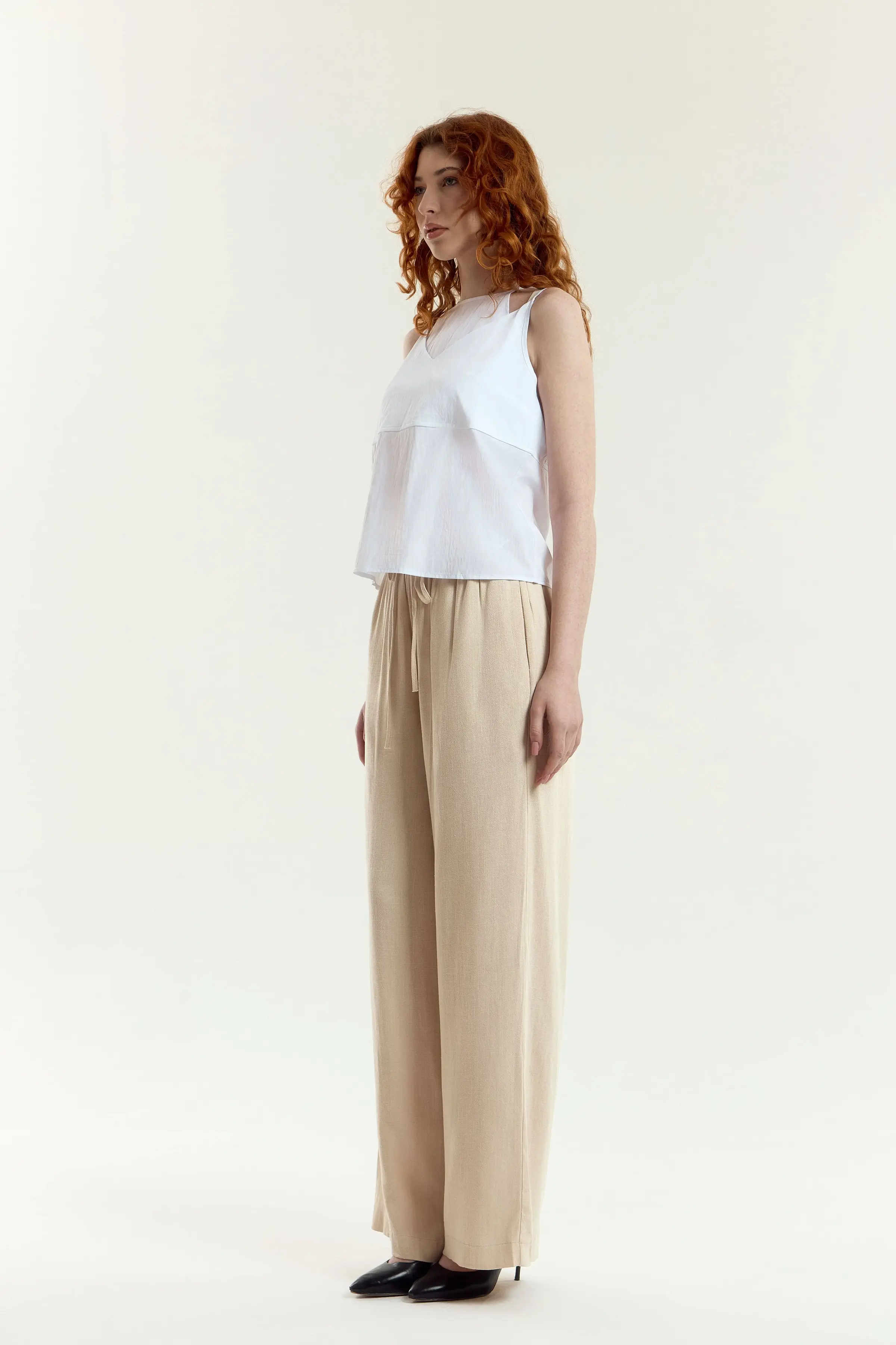 Брюки бежевый для женщин 45201-15 71