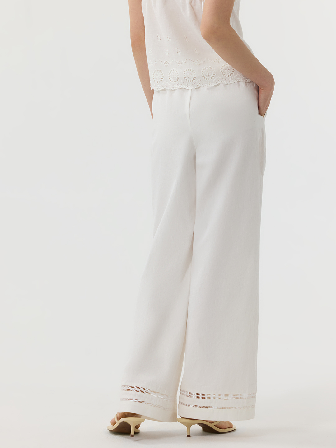 Брюки белый для женщин 49126-4 71