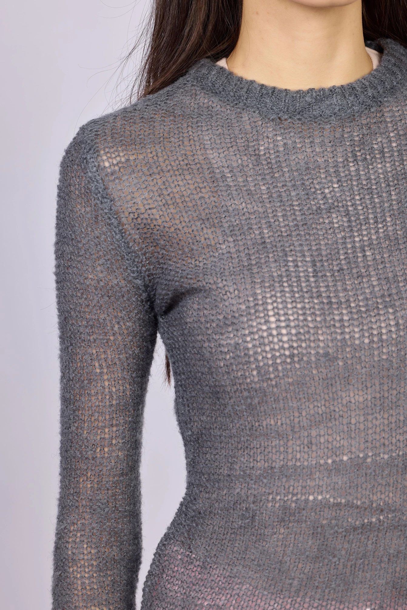 Джемпер темно-серый для женщин 42111-12 60