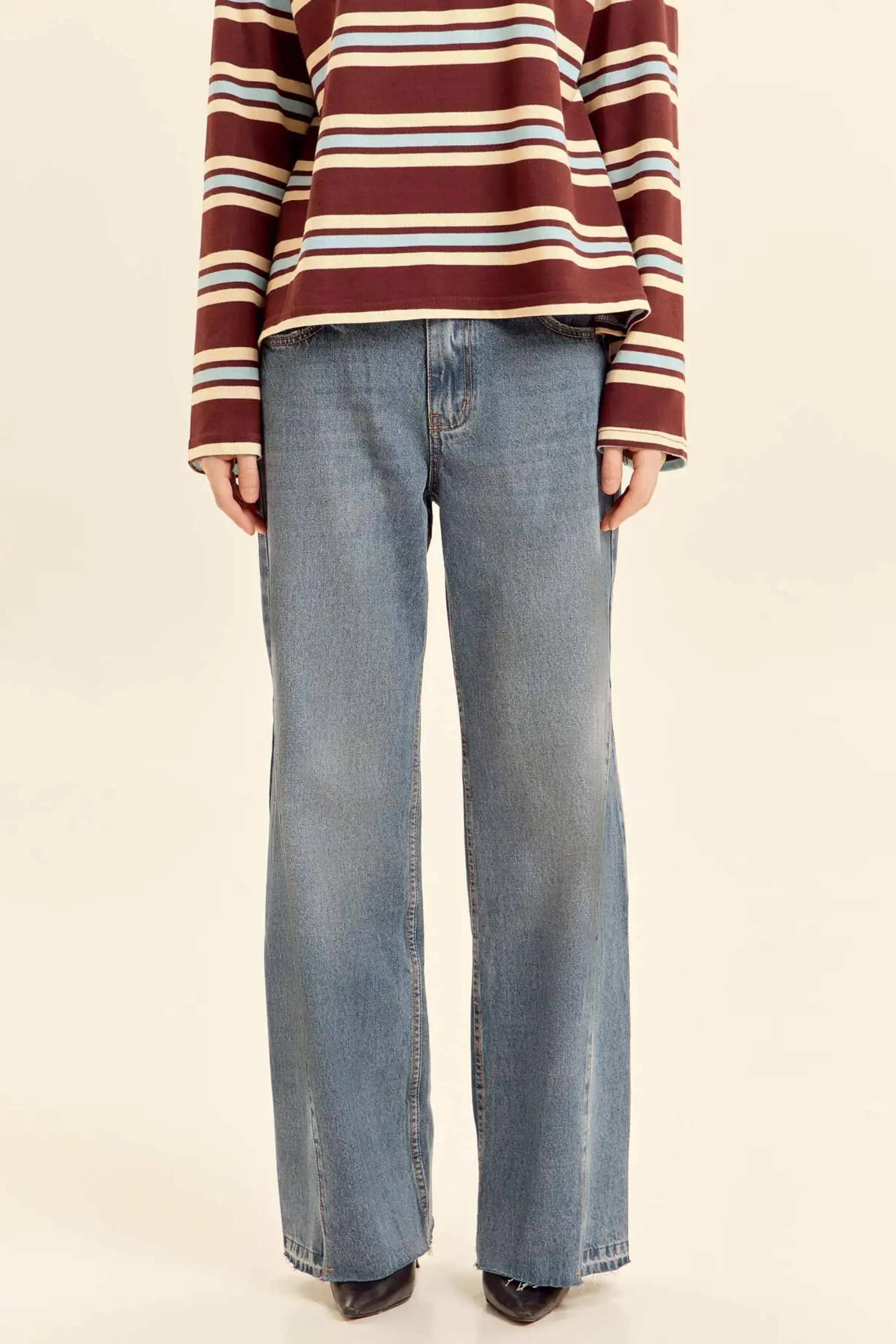 Джинсы синий для женщин 46269-65 74