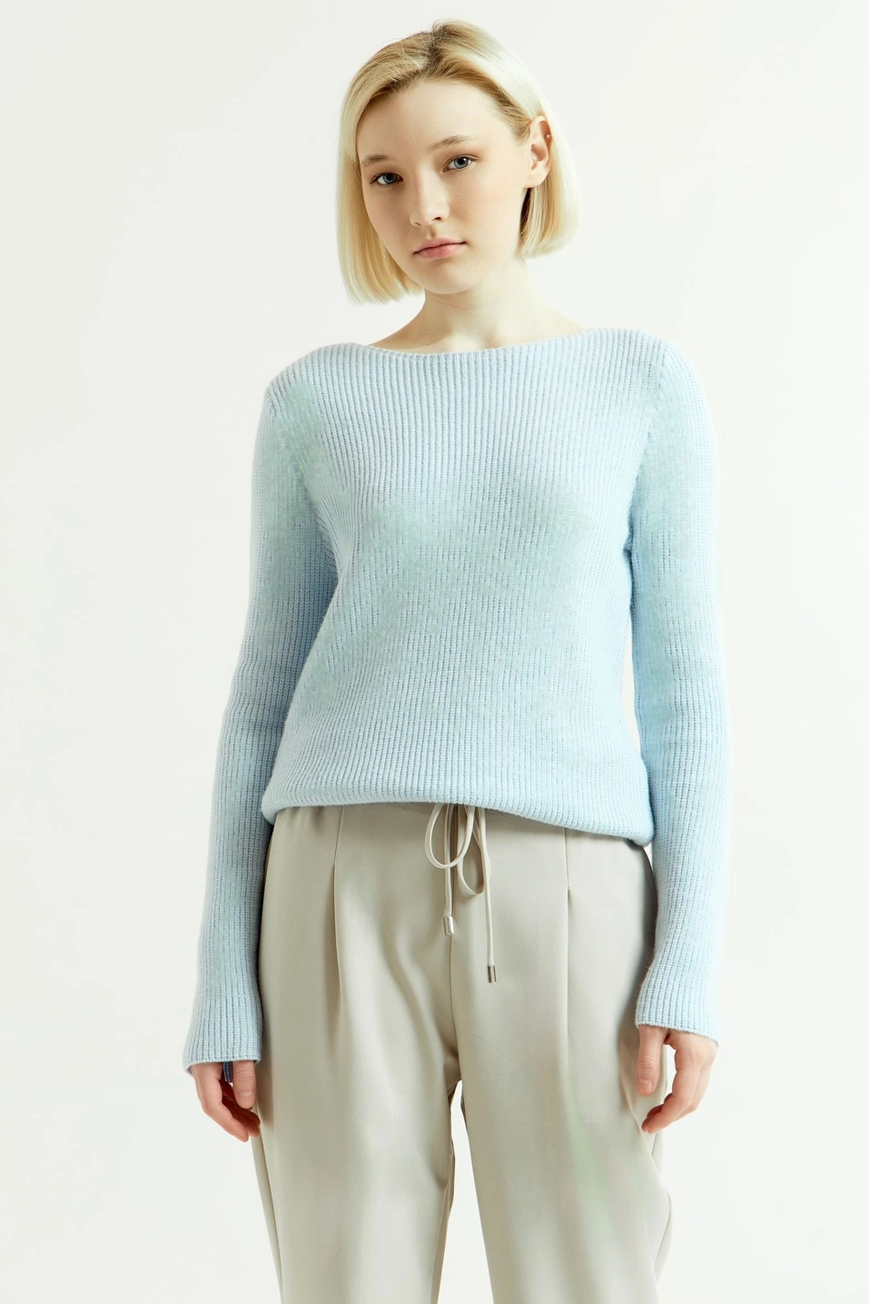 Джемпер голубой для женщин 43165-10 60