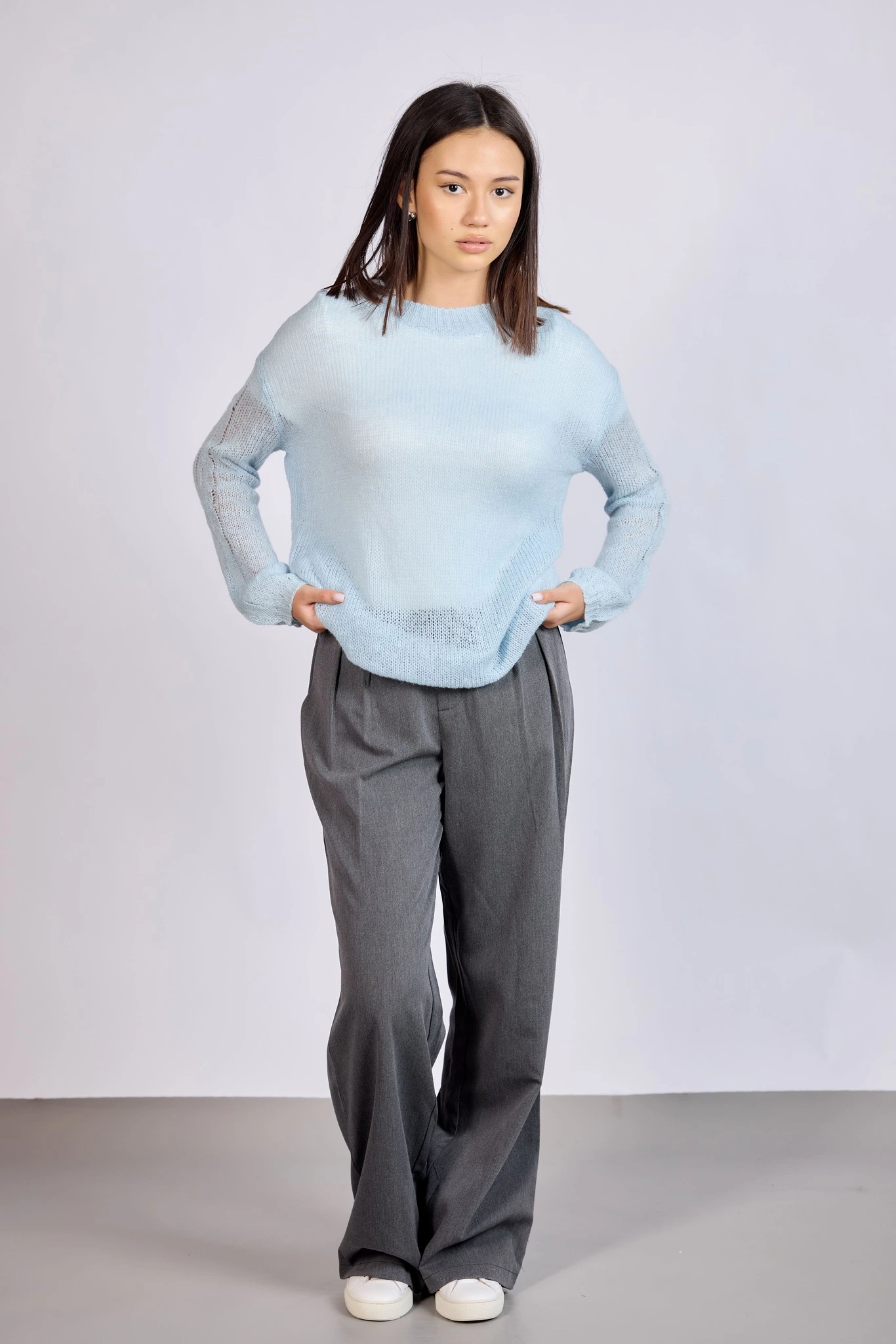 Джемпер светло-голубой для женщин 43102-25 60