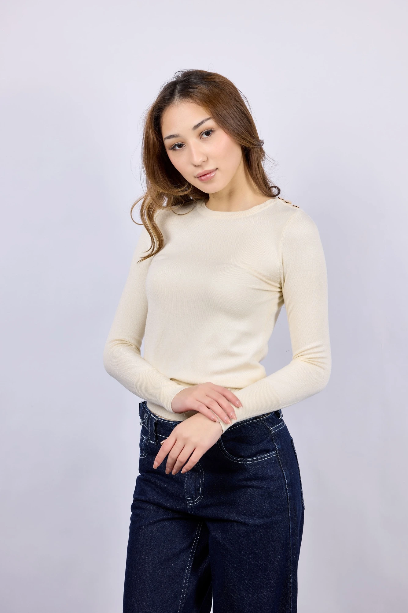 Джемпер айвори для женщин 43157-234 60