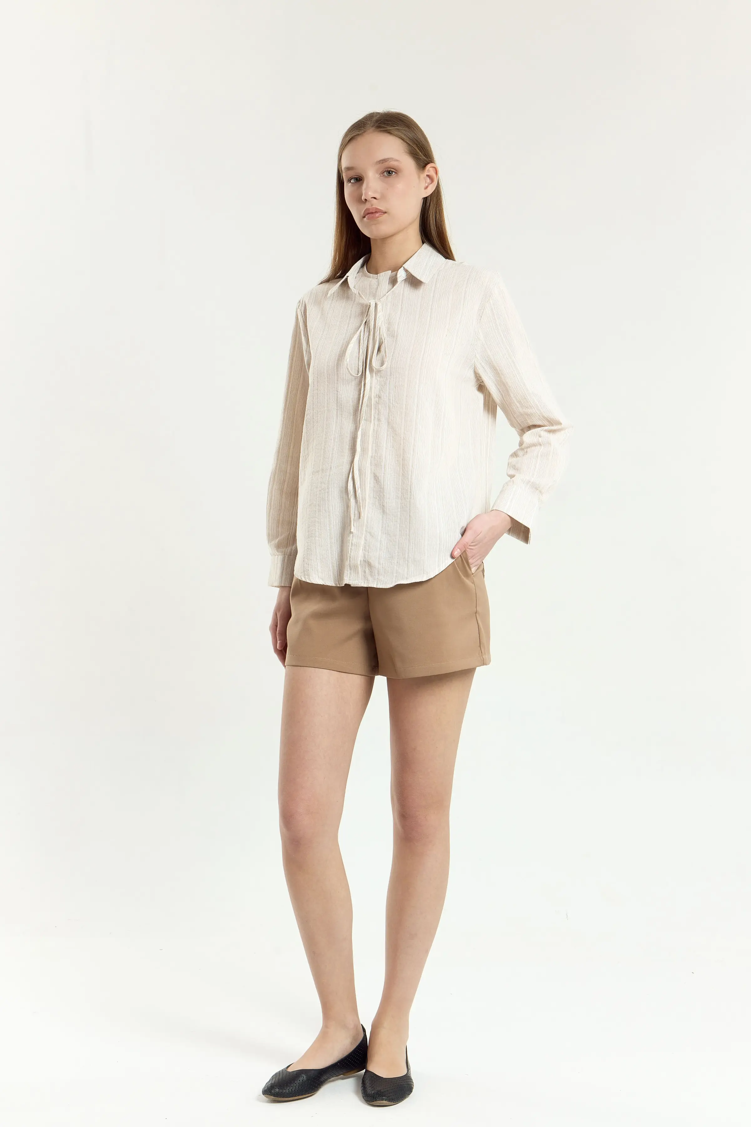 Шорты бежевый для женщин 45176-15 57