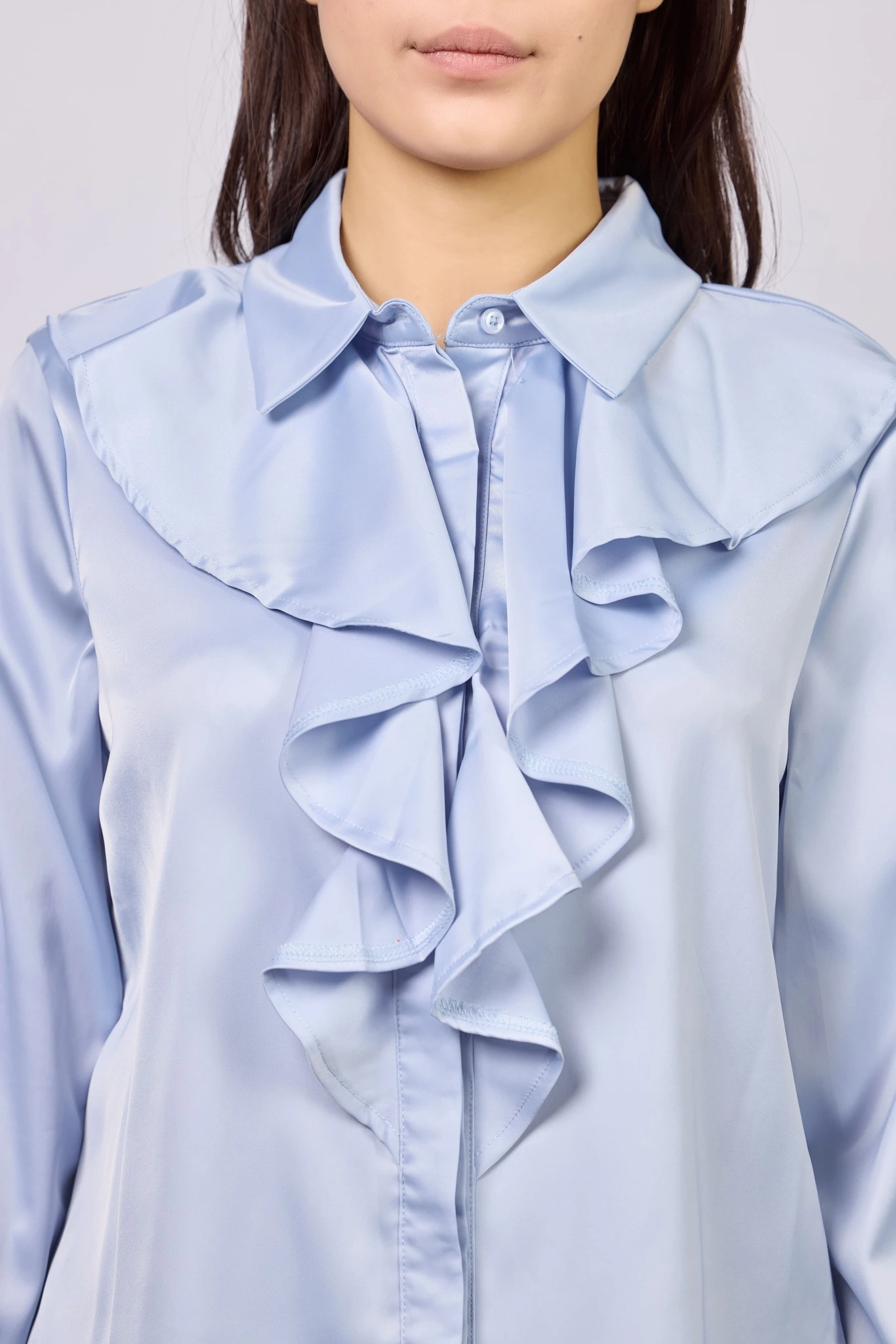 Блузка голубой для женщин 42116-10 28