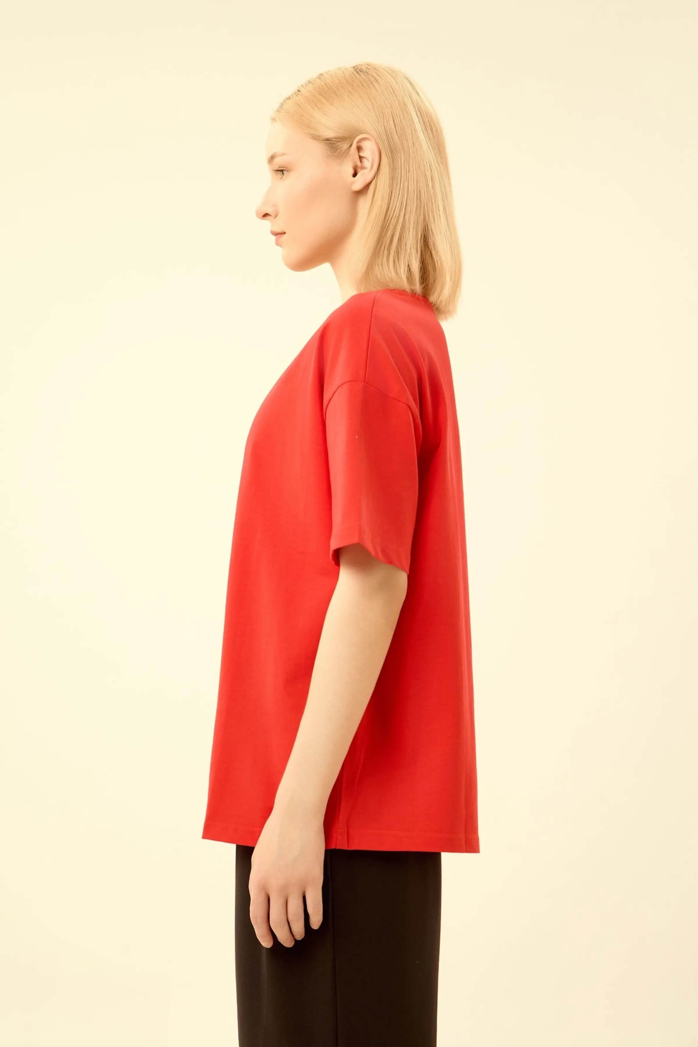 Футболка красный для женщин 46255-7 67