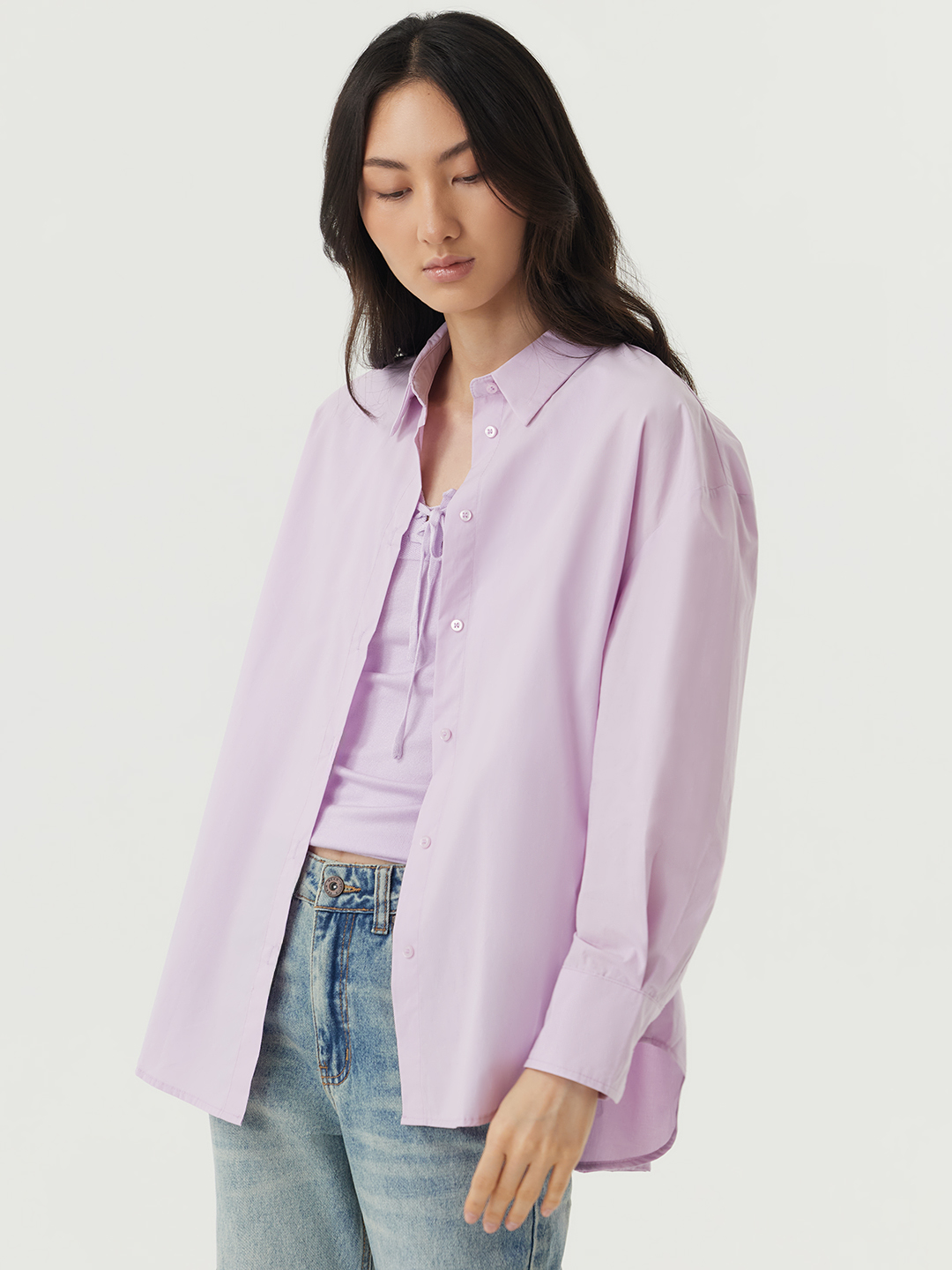 Рубашка лавандовый для женщин 48152-207 66