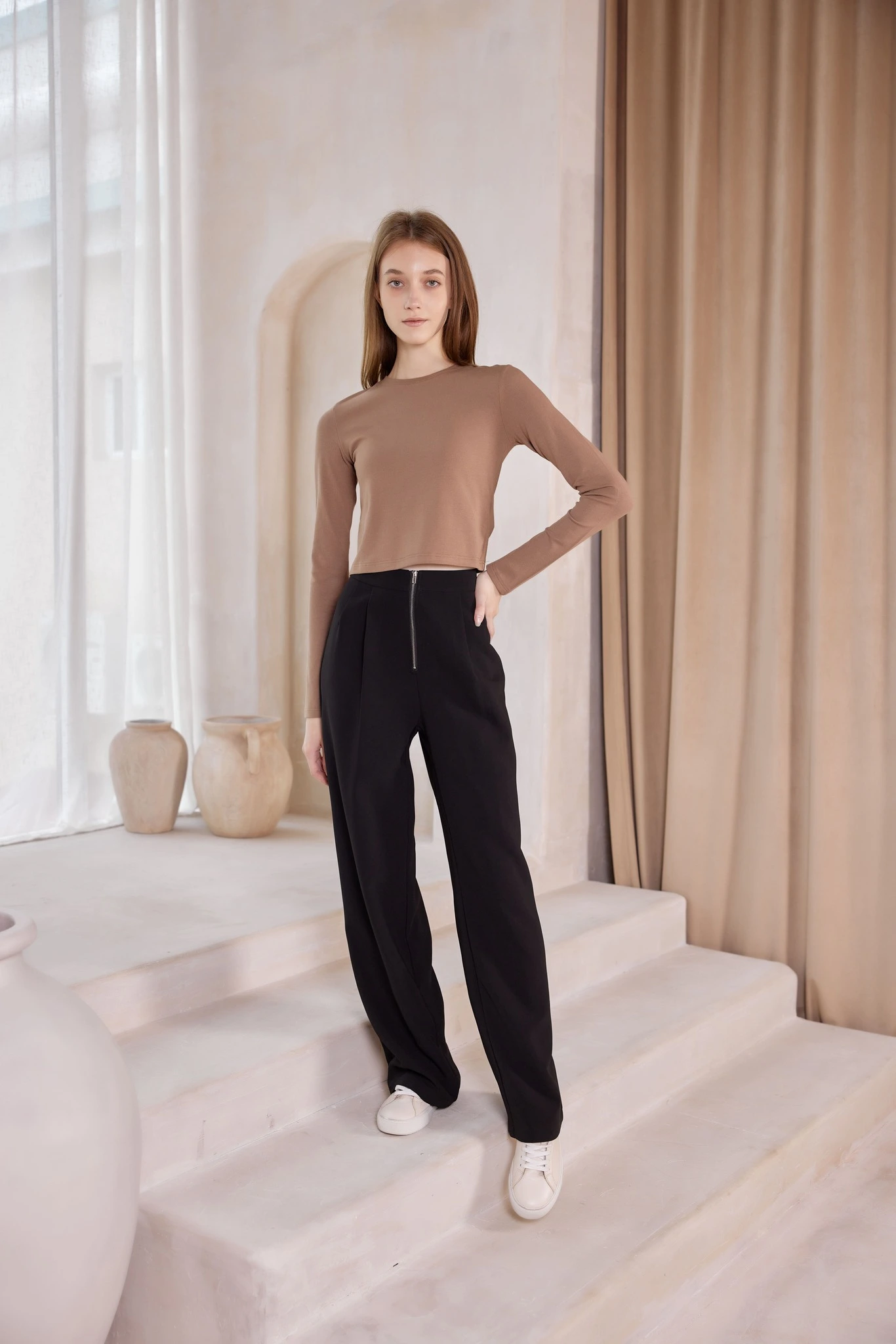 Брюки черный для женщин 42230-1 71