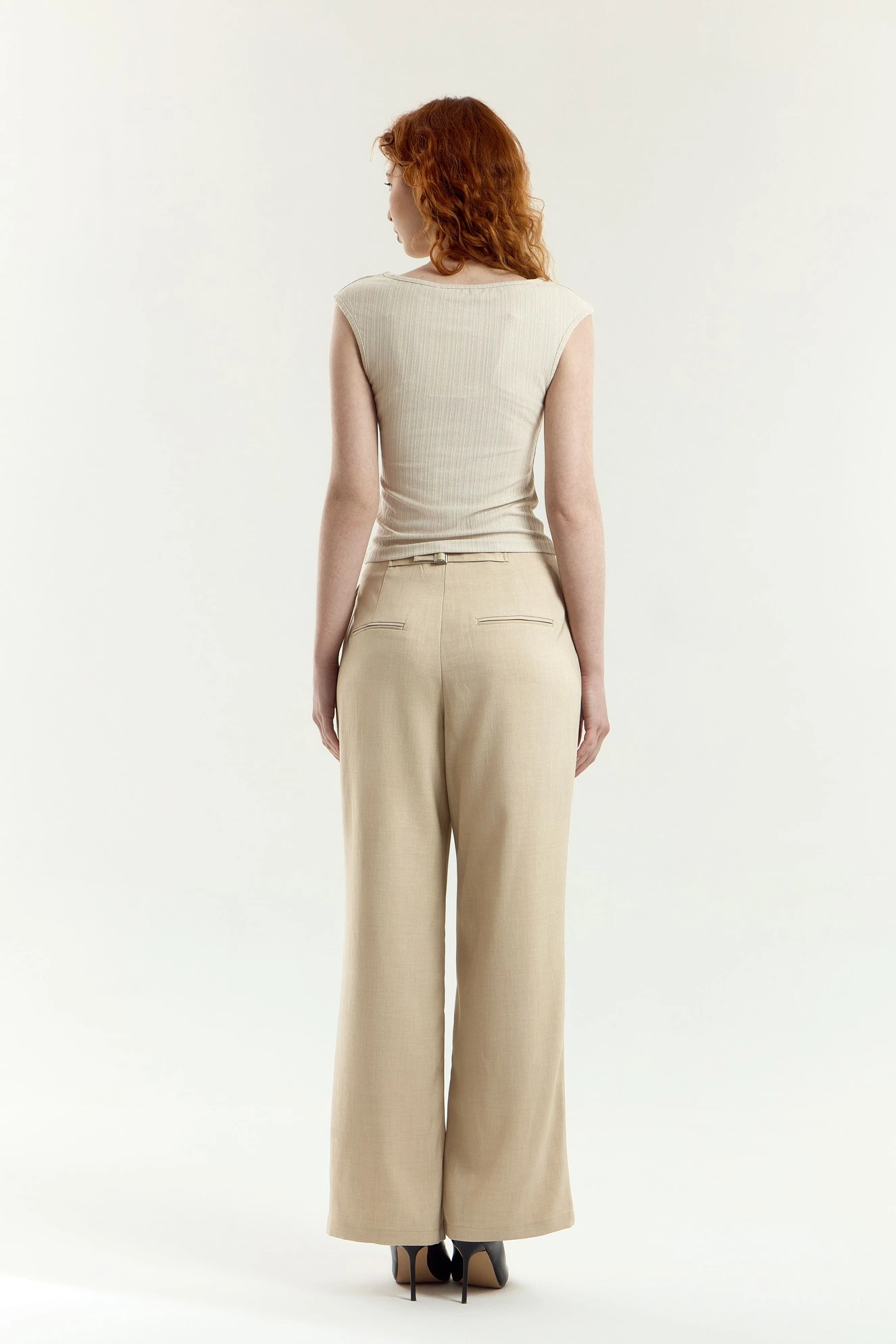 Брюки бежевый для женщин 45109-15 71