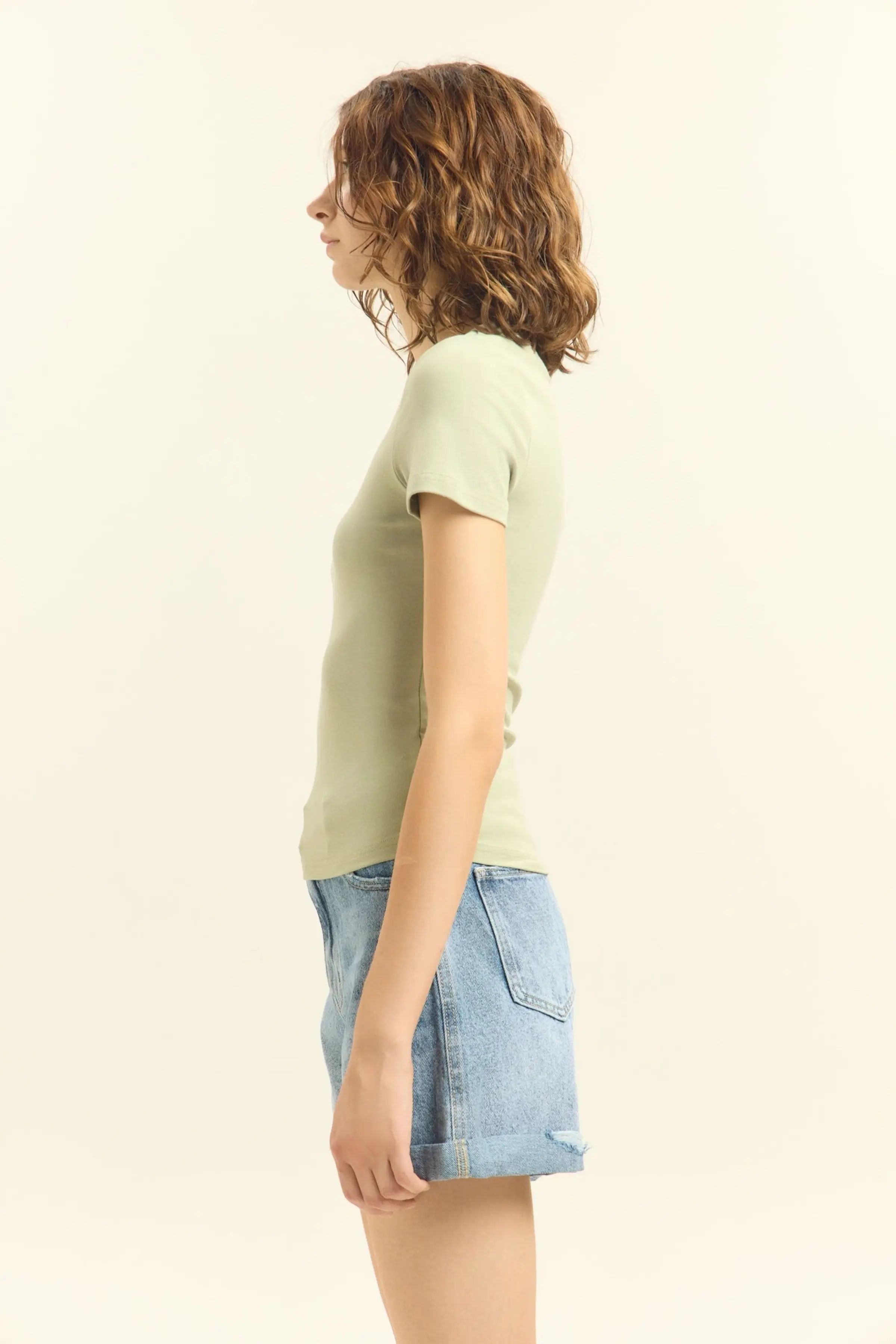 Футболка хаки для женщин 45264-14 67