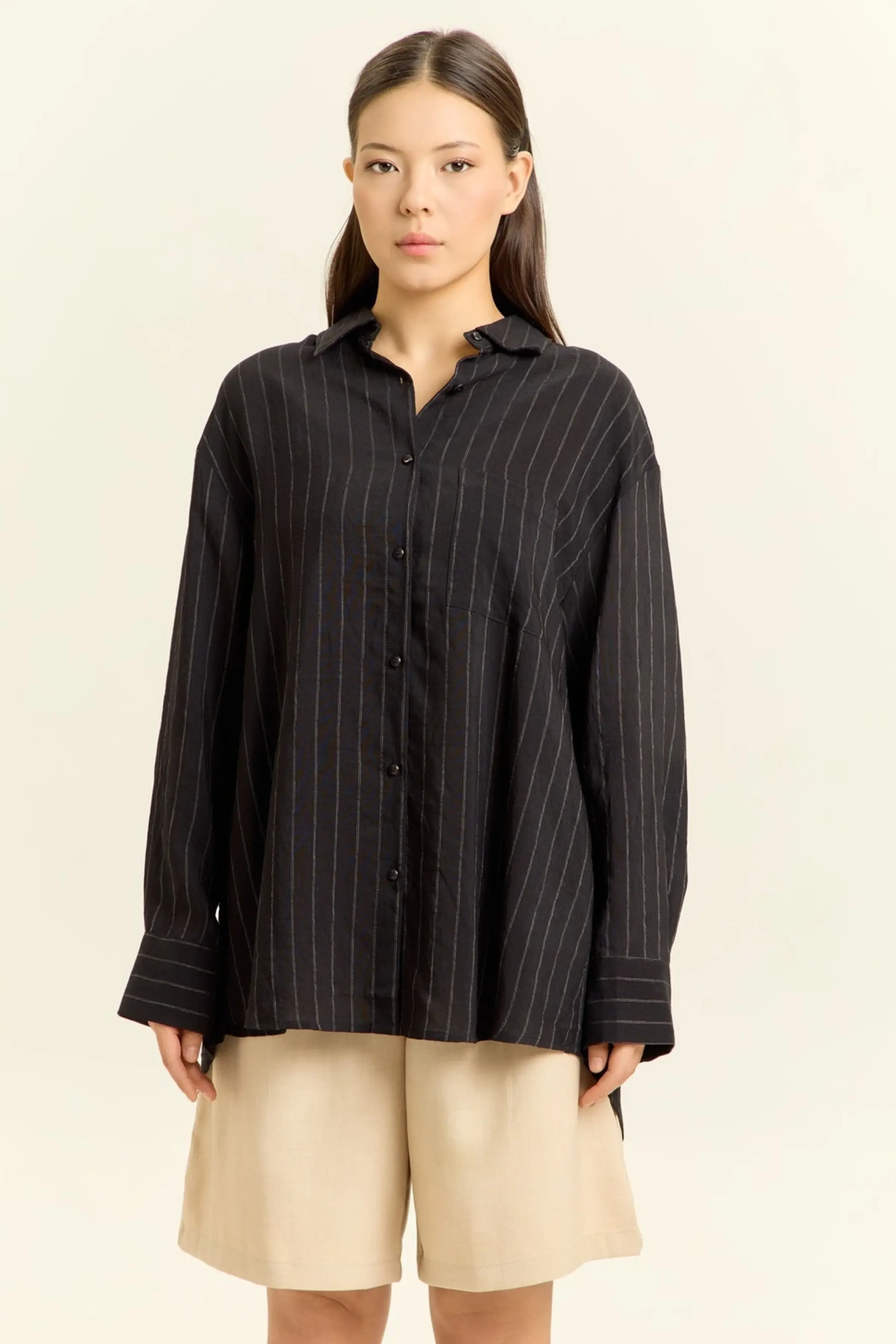 Рубашка черный для женщин 45100-1 66