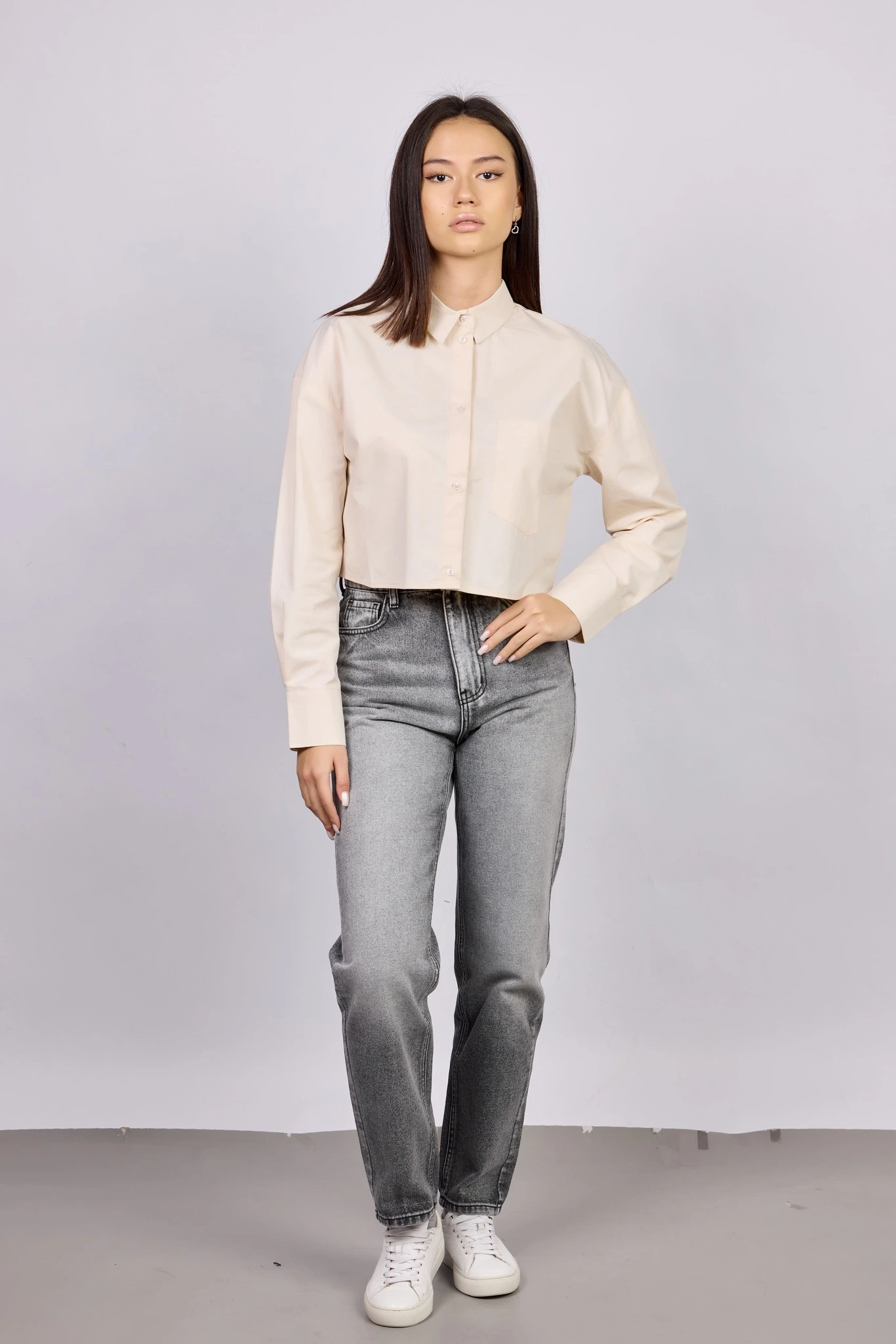 Джинсы серый для женщин 42755-61 74