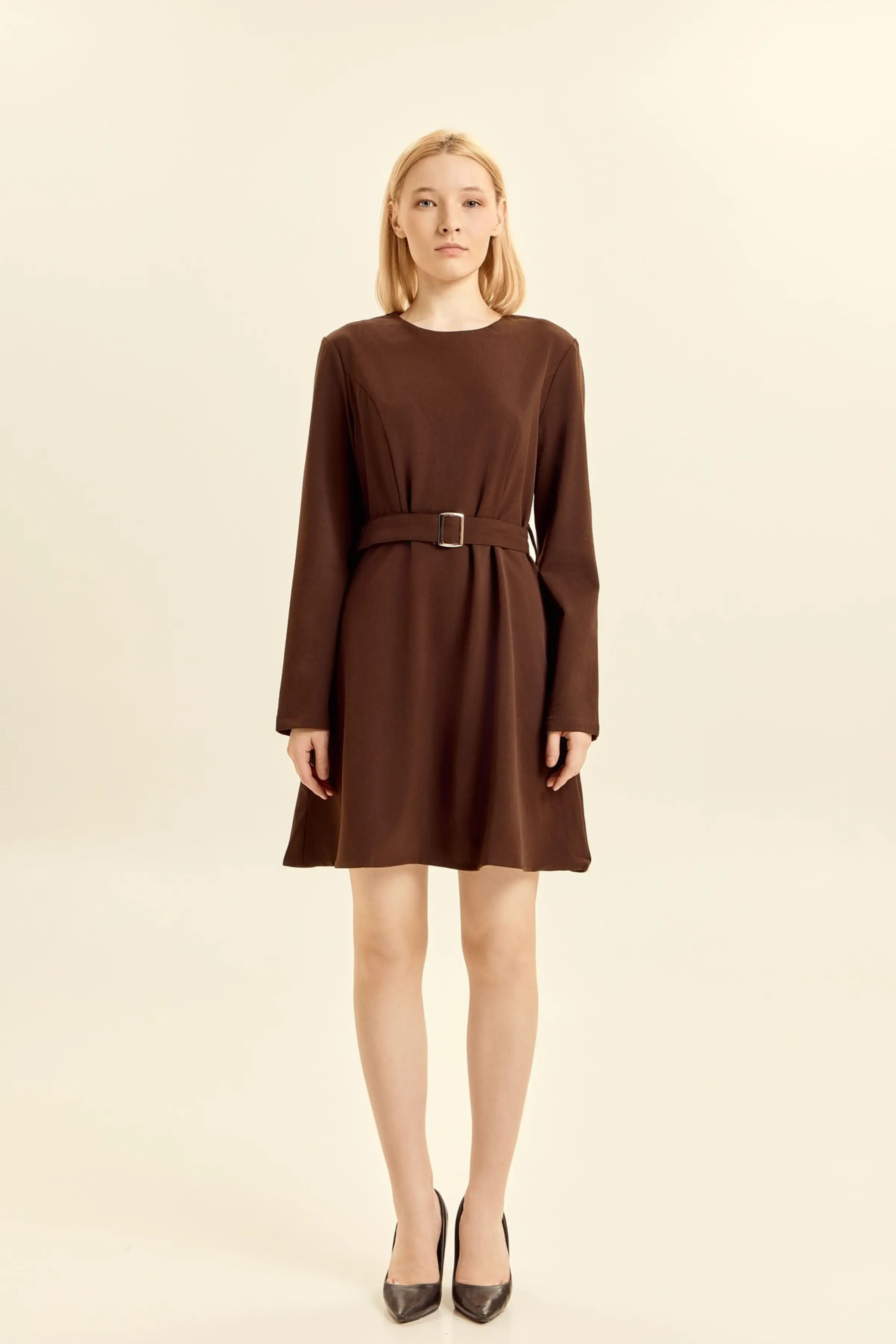 Платье коричневый для женщин 46239-13 54