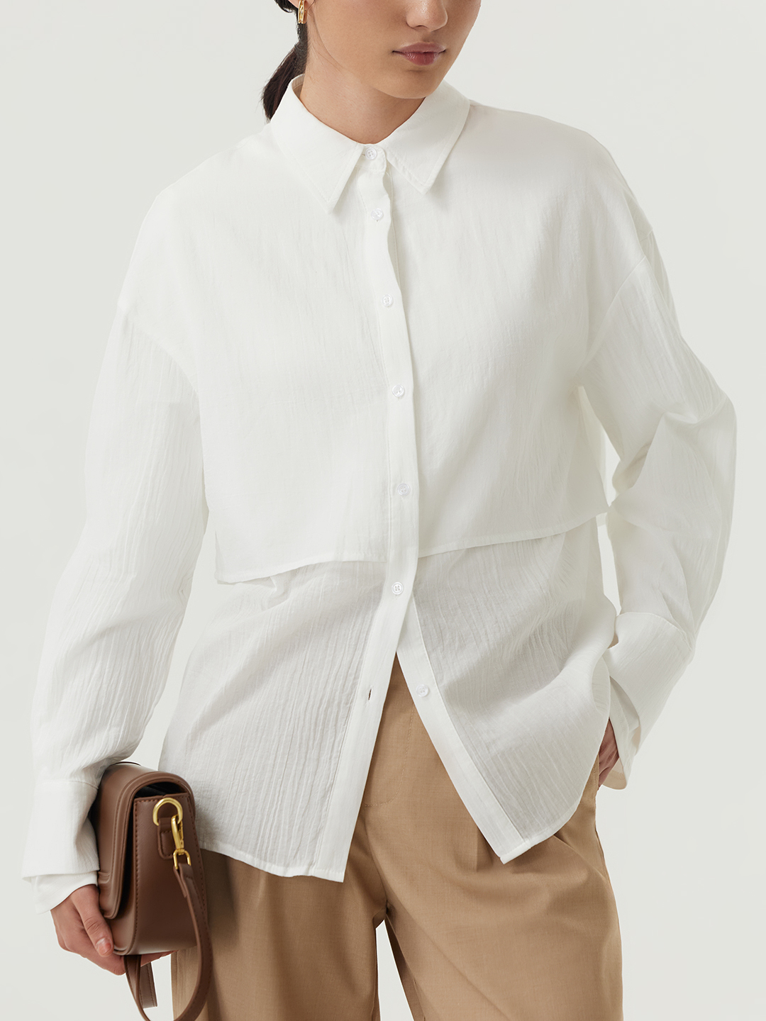 Рубашка белый для женщин 48248-4 66