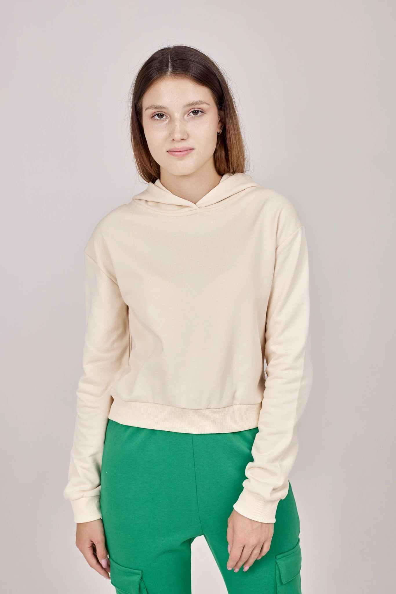 Худи бежевый для женщин 152/200/32107-15 62