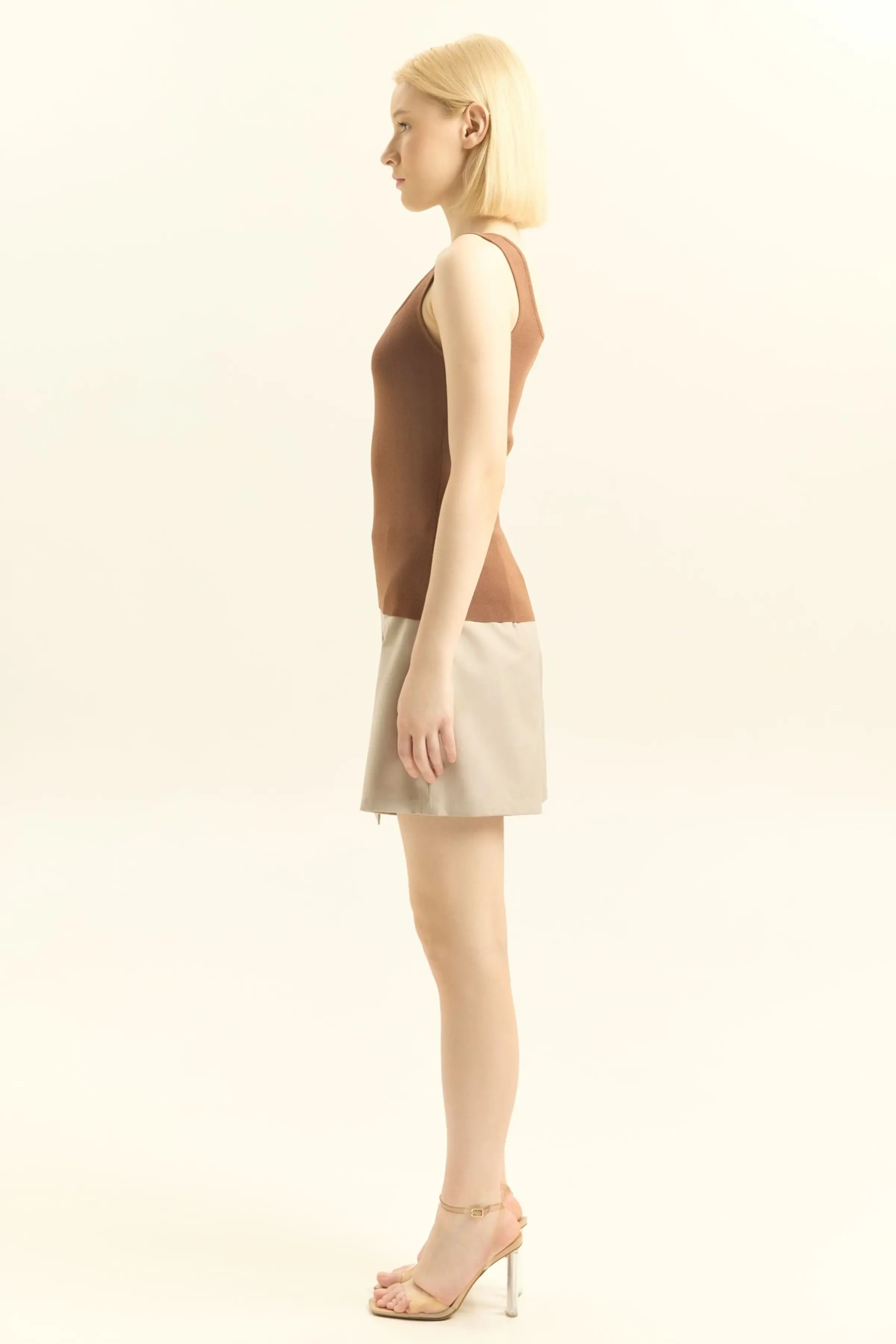 Топ коричневый для женщин 45212-13 46