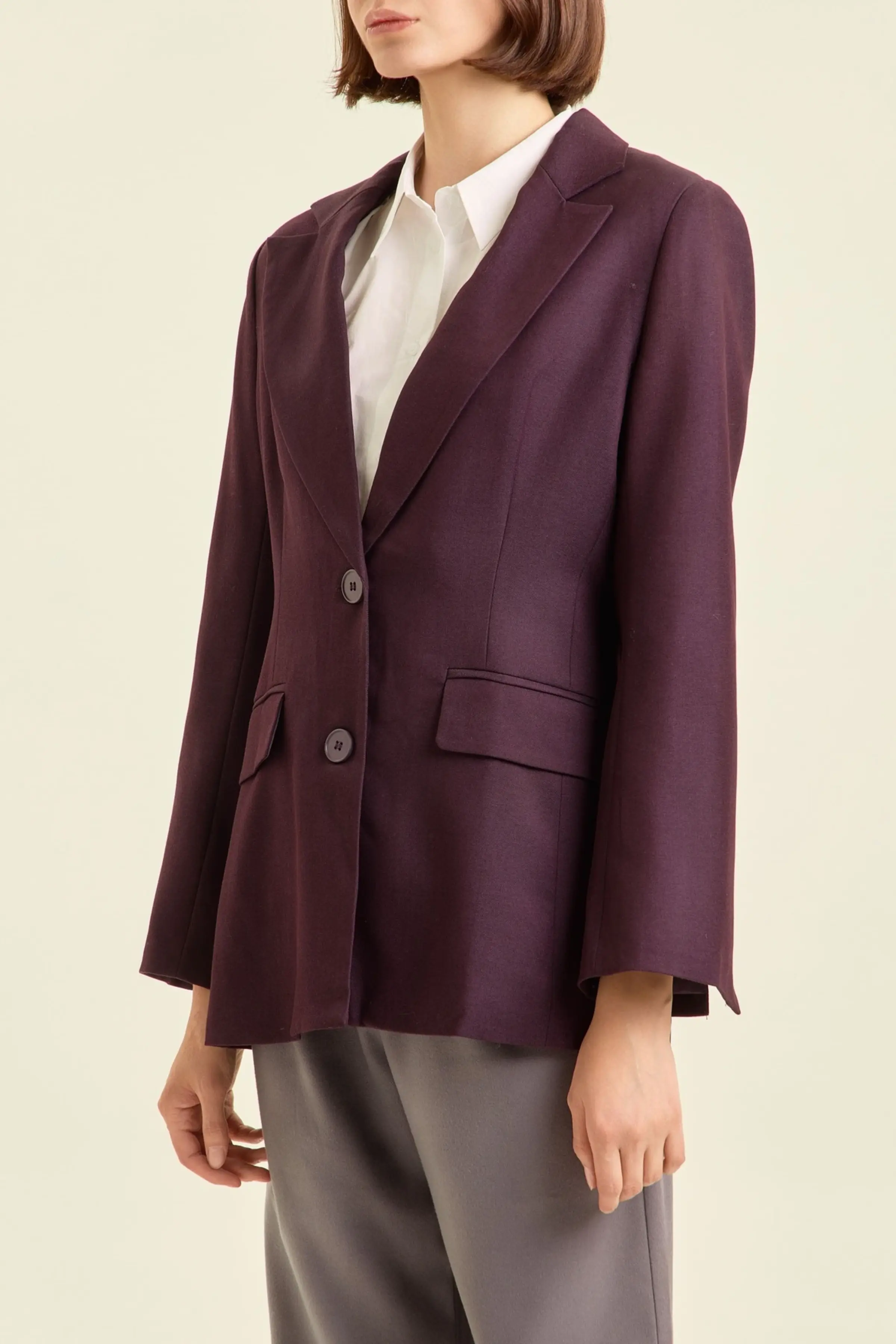 Жакет сливовый для женщин 47194-23 64