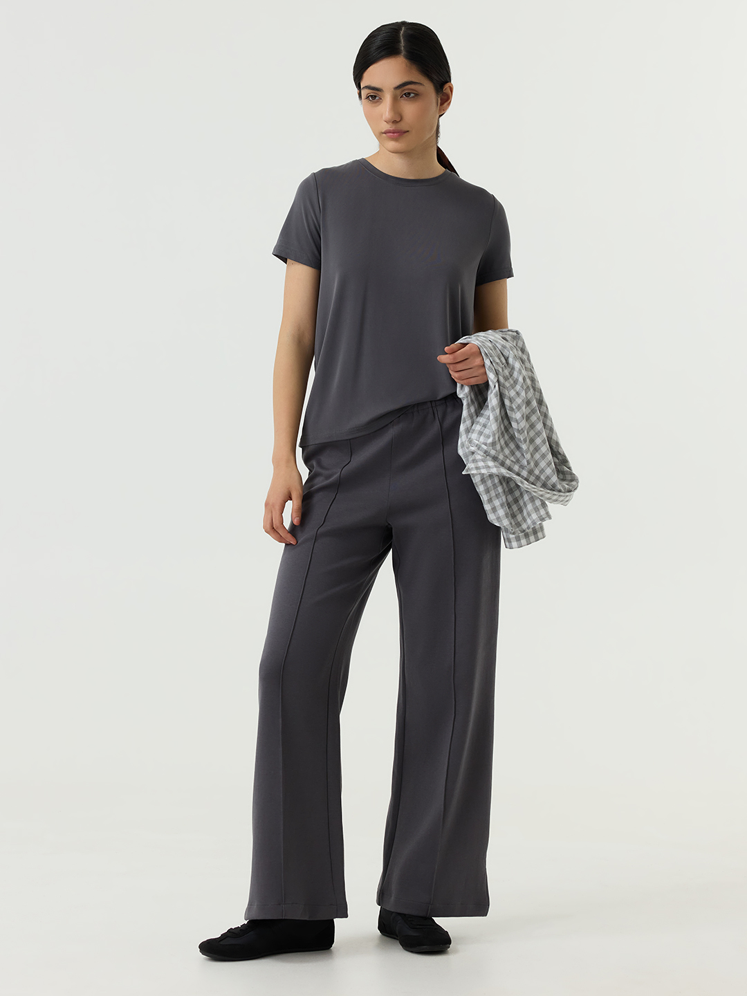 Брюки темно-серый для женщин 48193-12 71