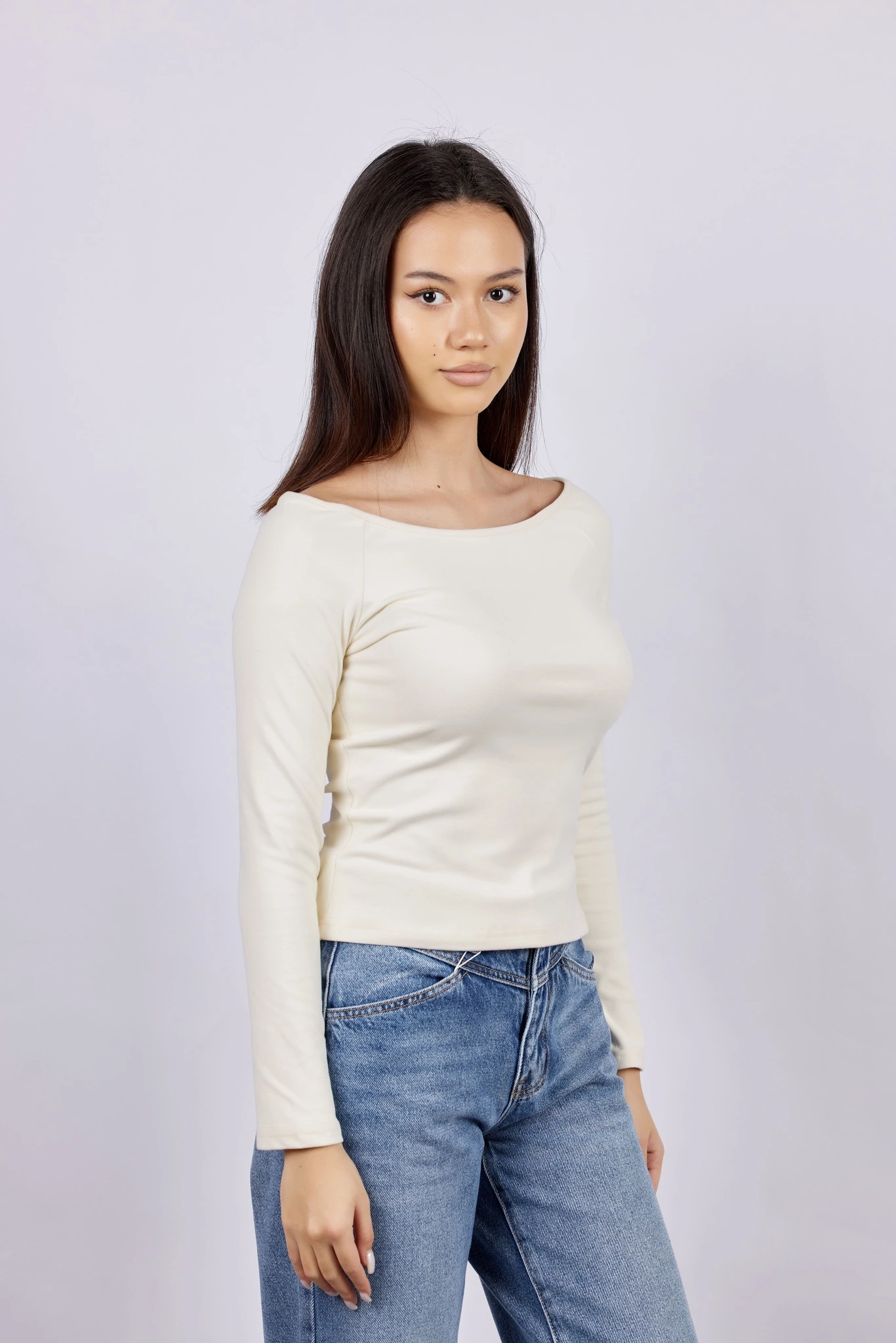 Лонгслив айвори для женщин 43231-234 59