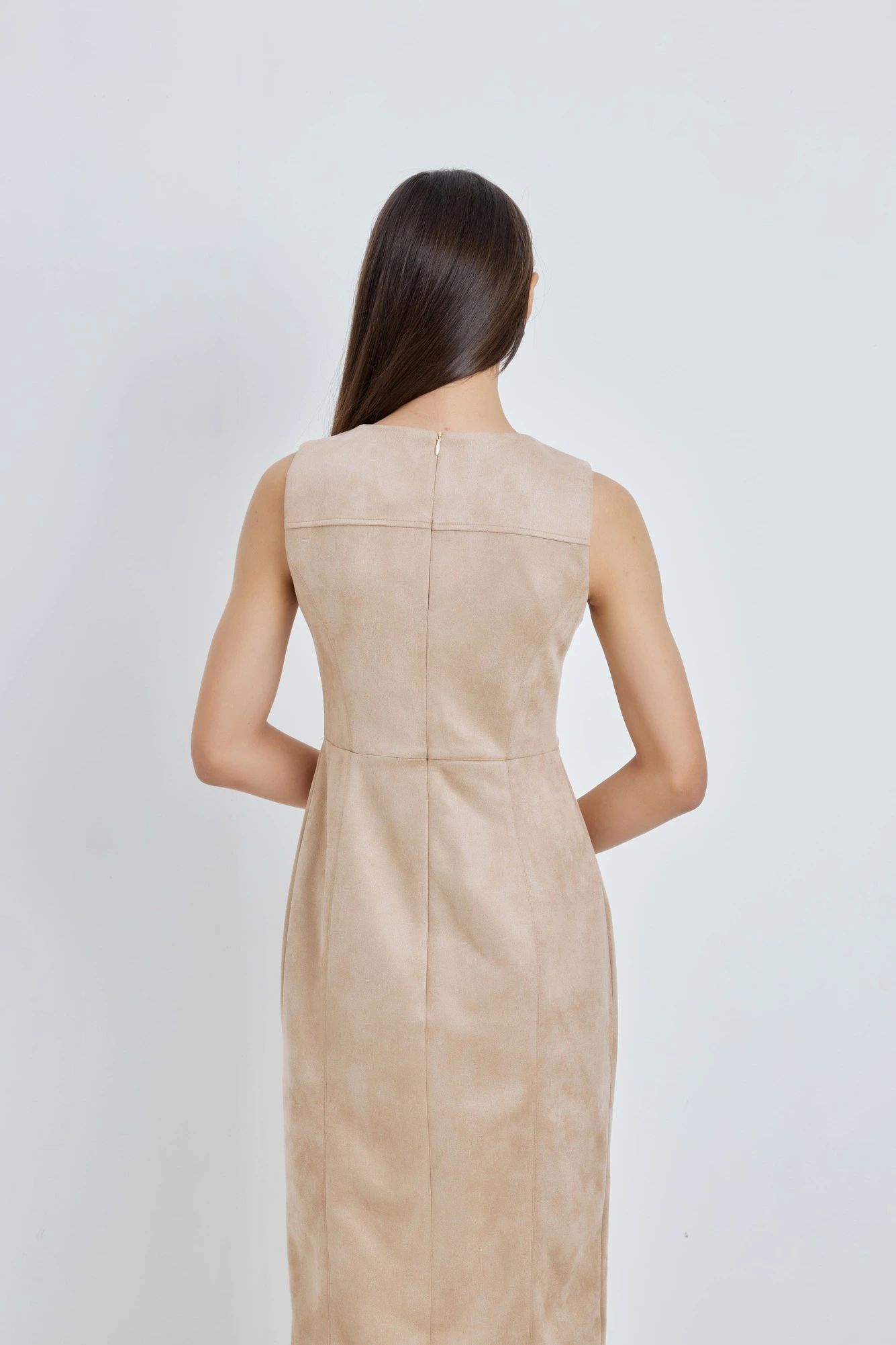 Платье бежевый для женщин 42216-15 54