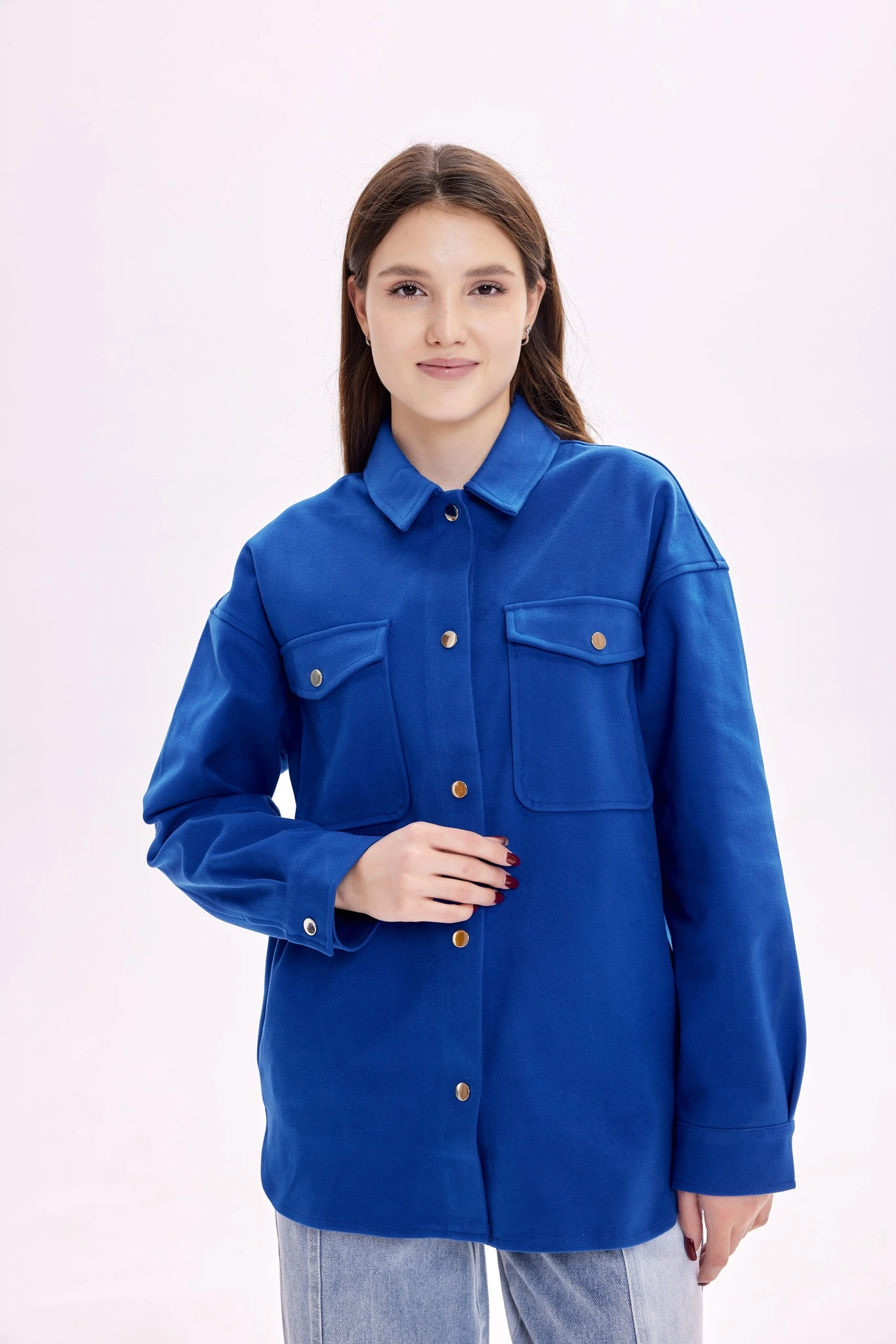 Рубашка темно-синий для женщин 39200-18 66