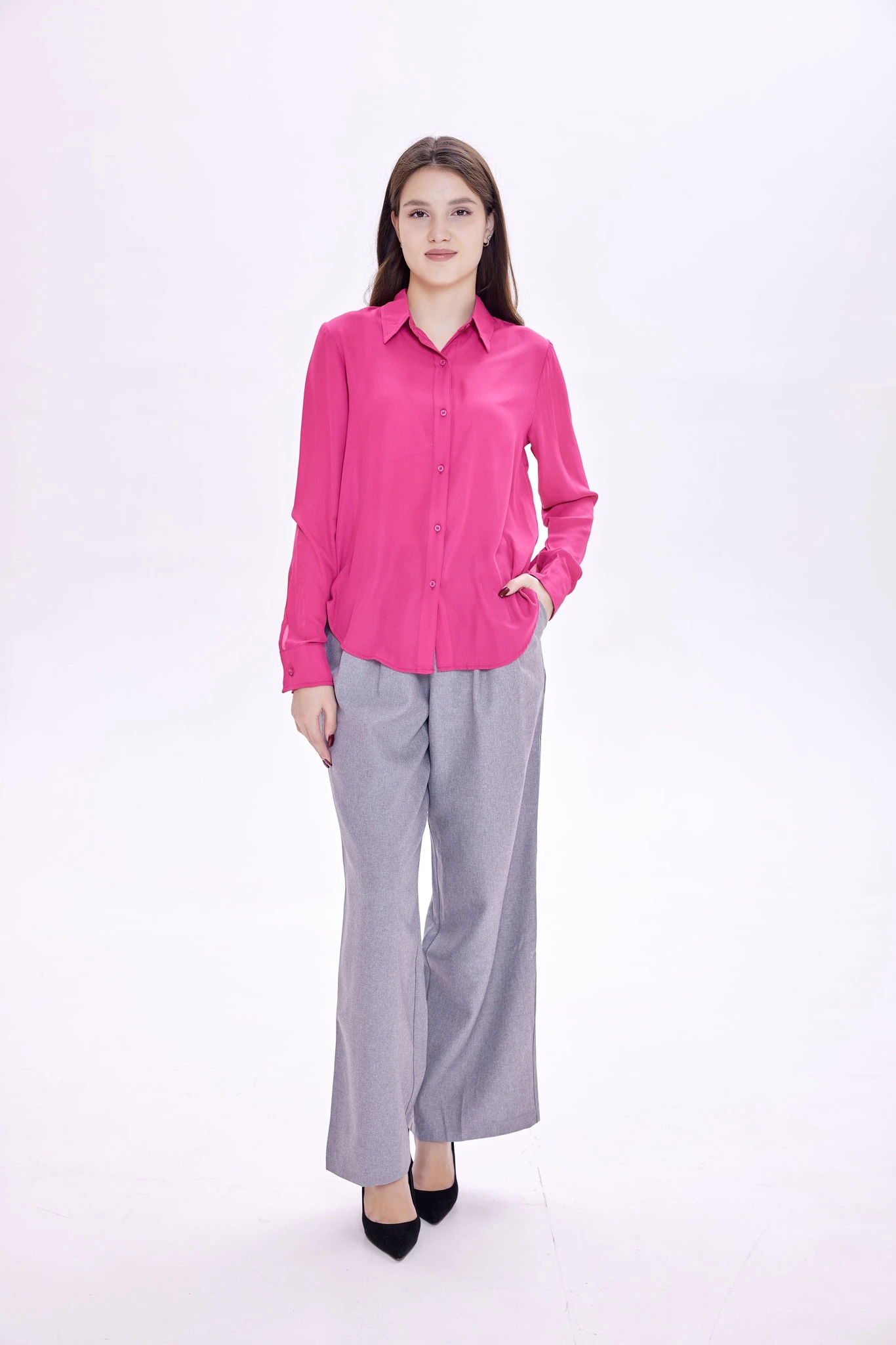 Блузка пурпурный для женщин 39258-24 28