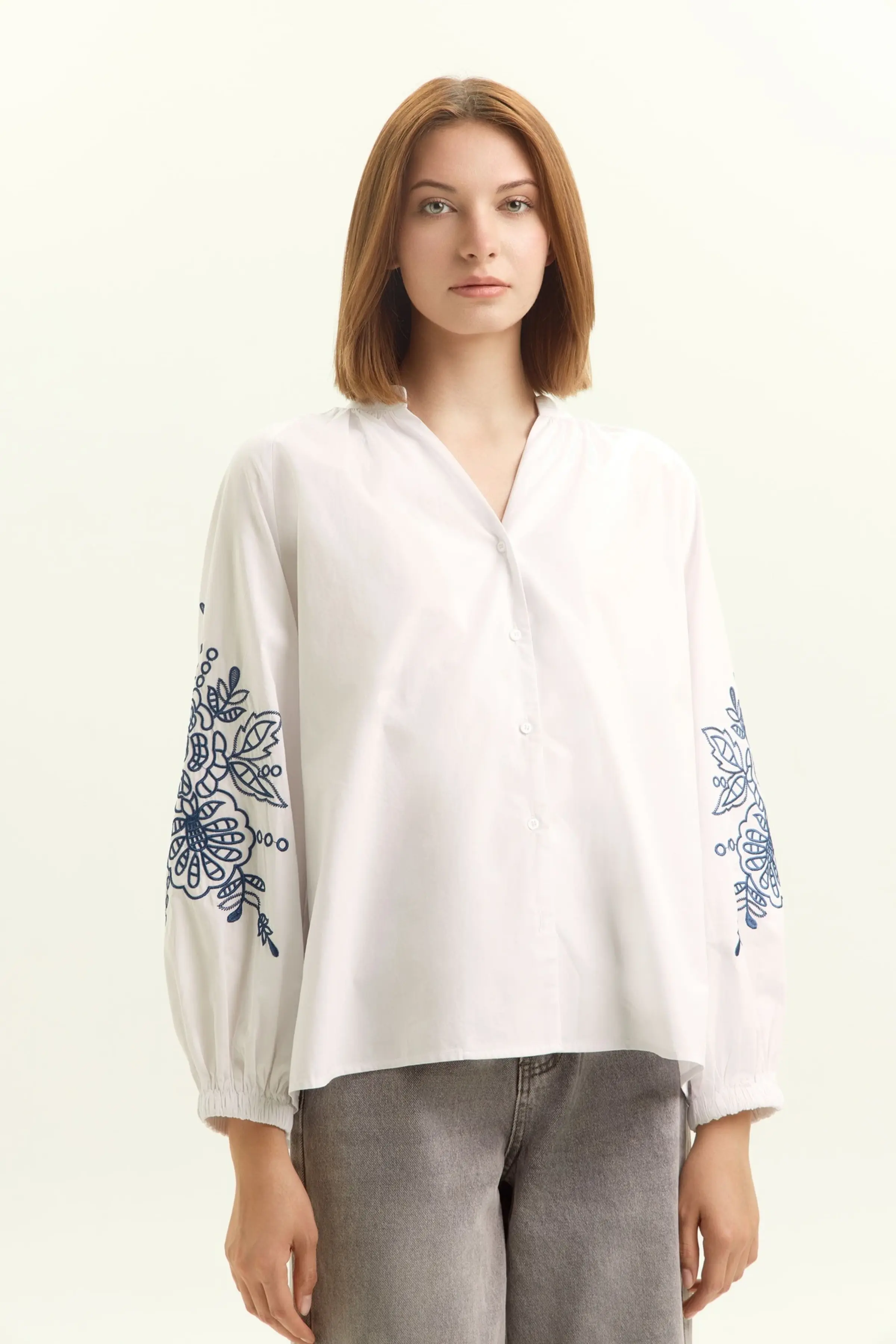 Блузка белый для женщин 45166-4 28