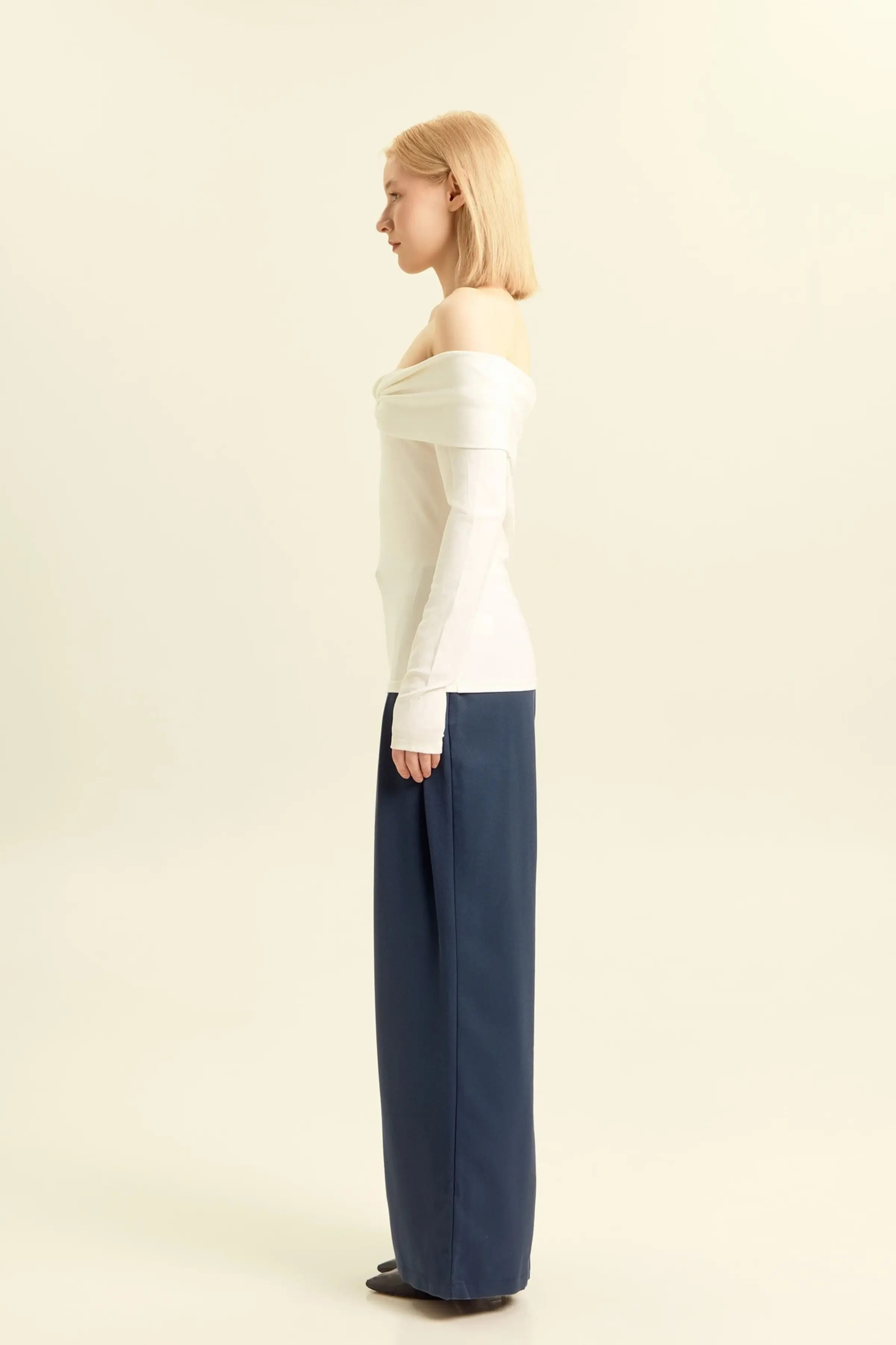 Лонгслив белый для женщин 46243-4 59