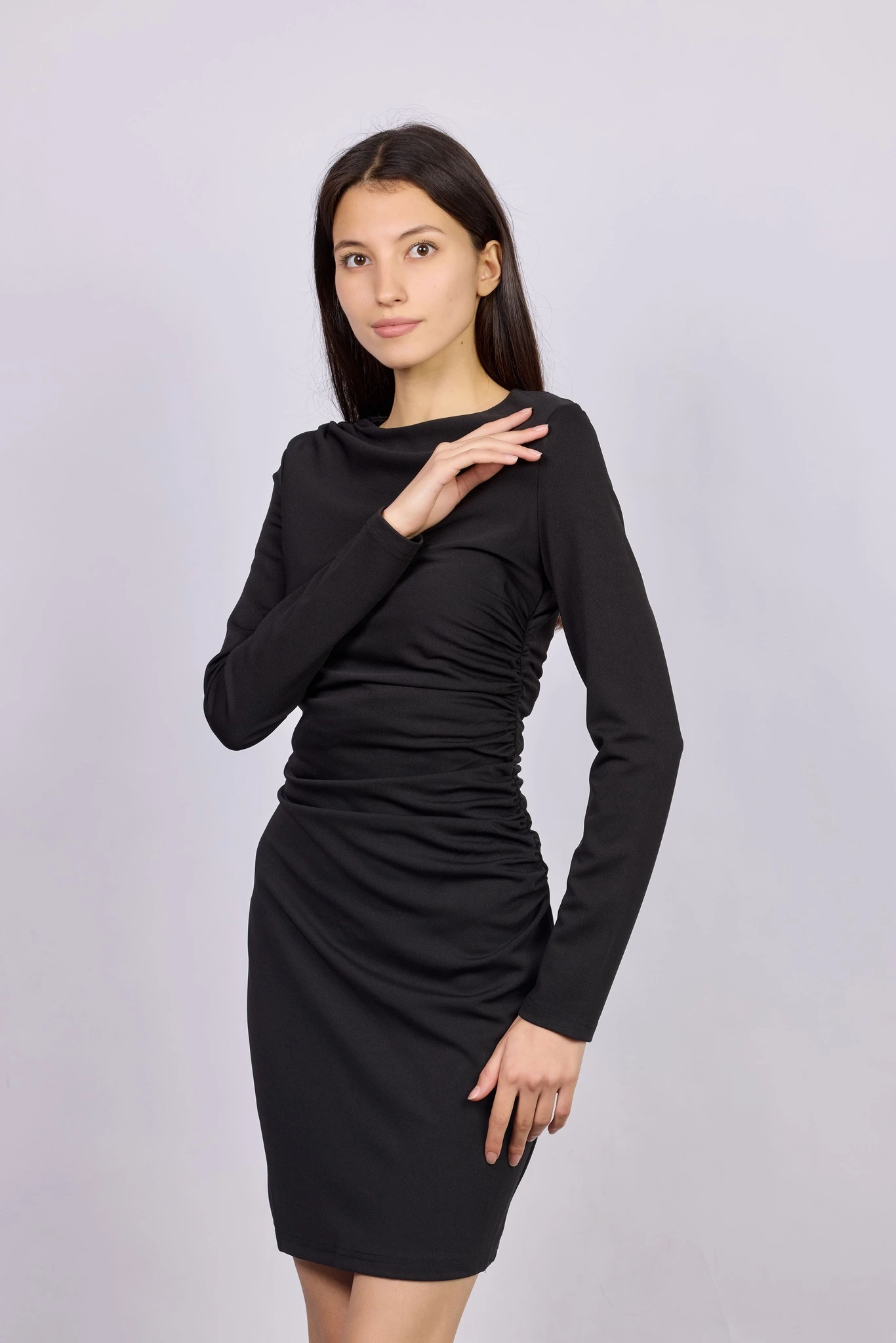 Платье черный для женщин 42198-1 54