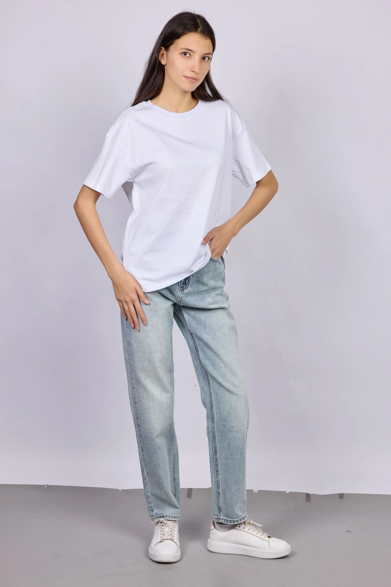 Джинсы голубой для женщин 41755-10 74