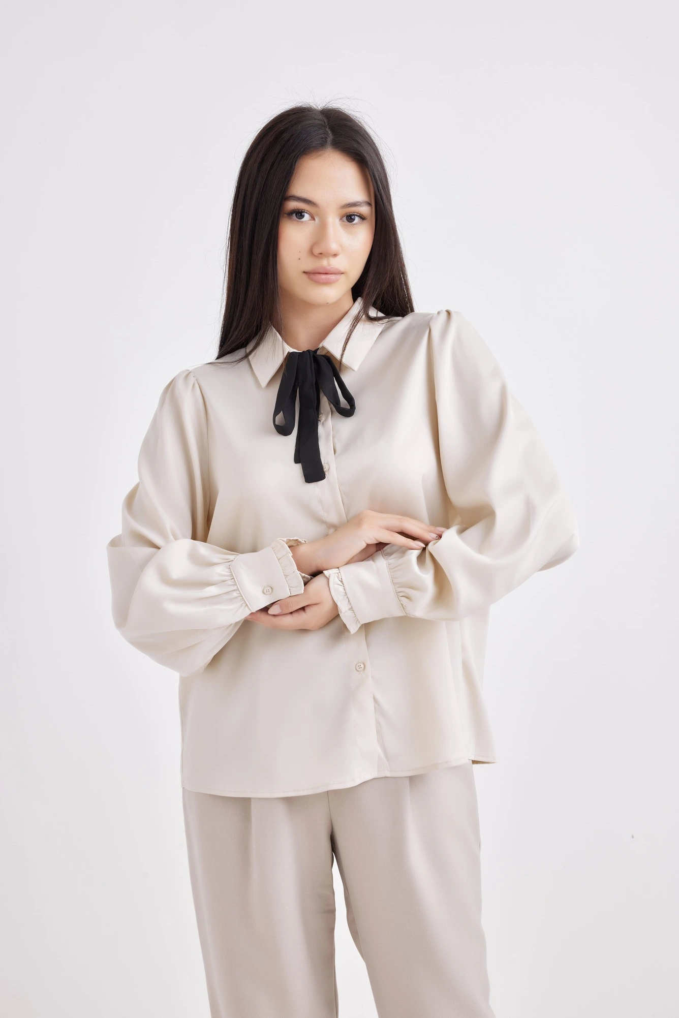 Блузка бежевый для женщин 42178-15 28