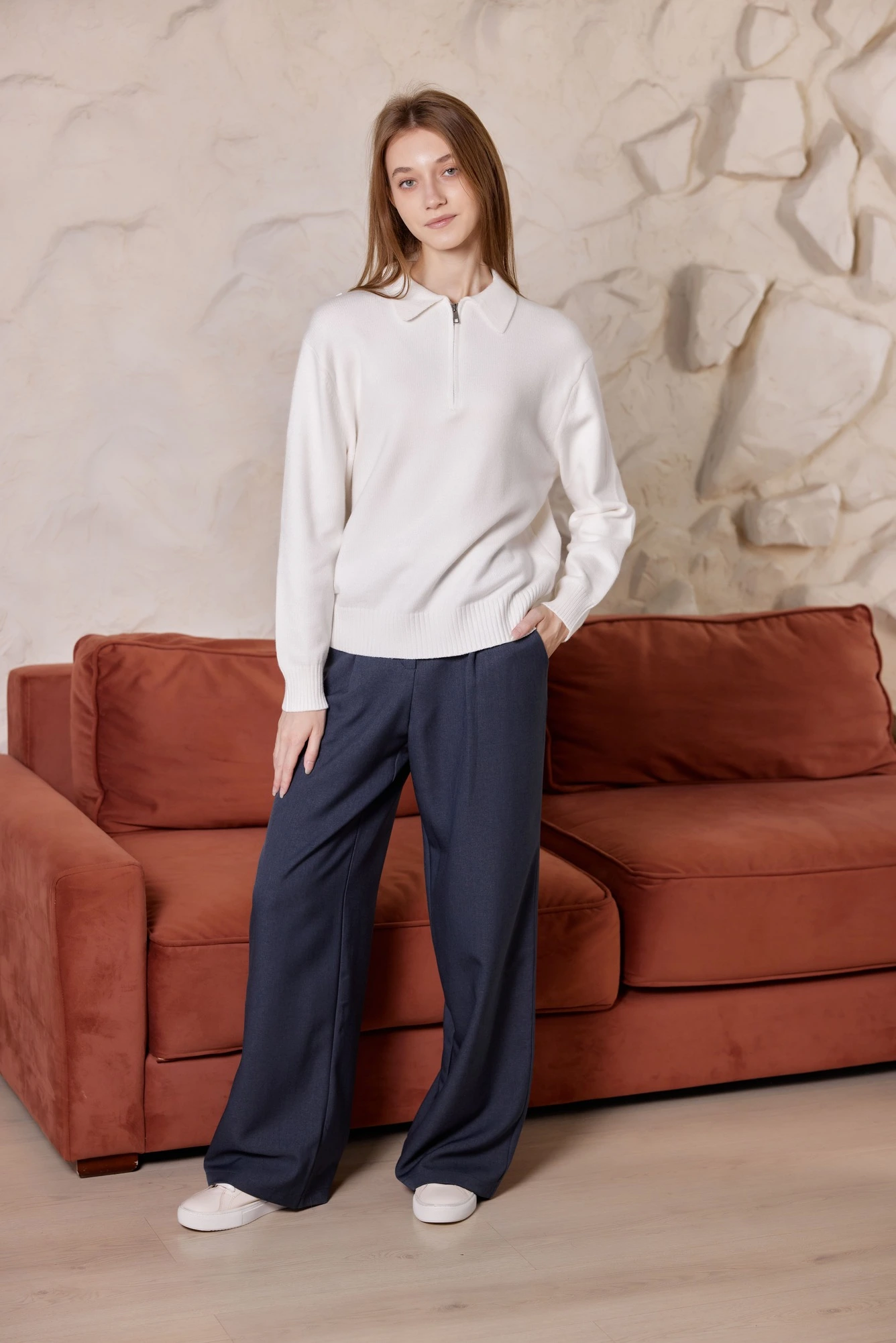 Брюки темно-синий для женщин 42161-18 71