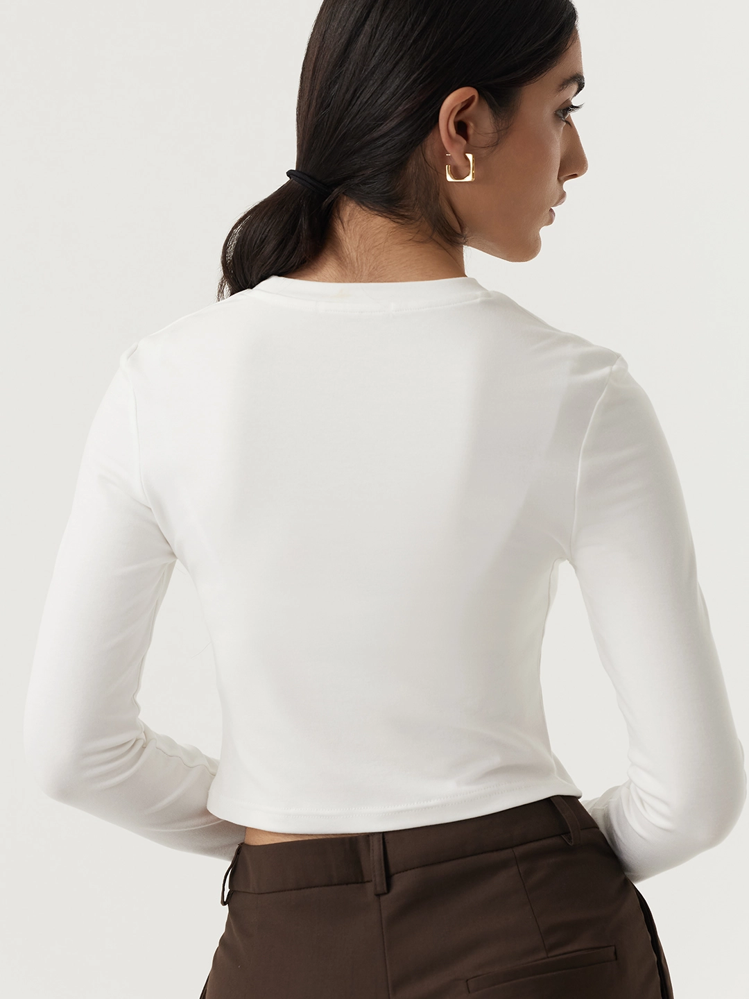 Лонгслив белый для женщин 48267-4 59