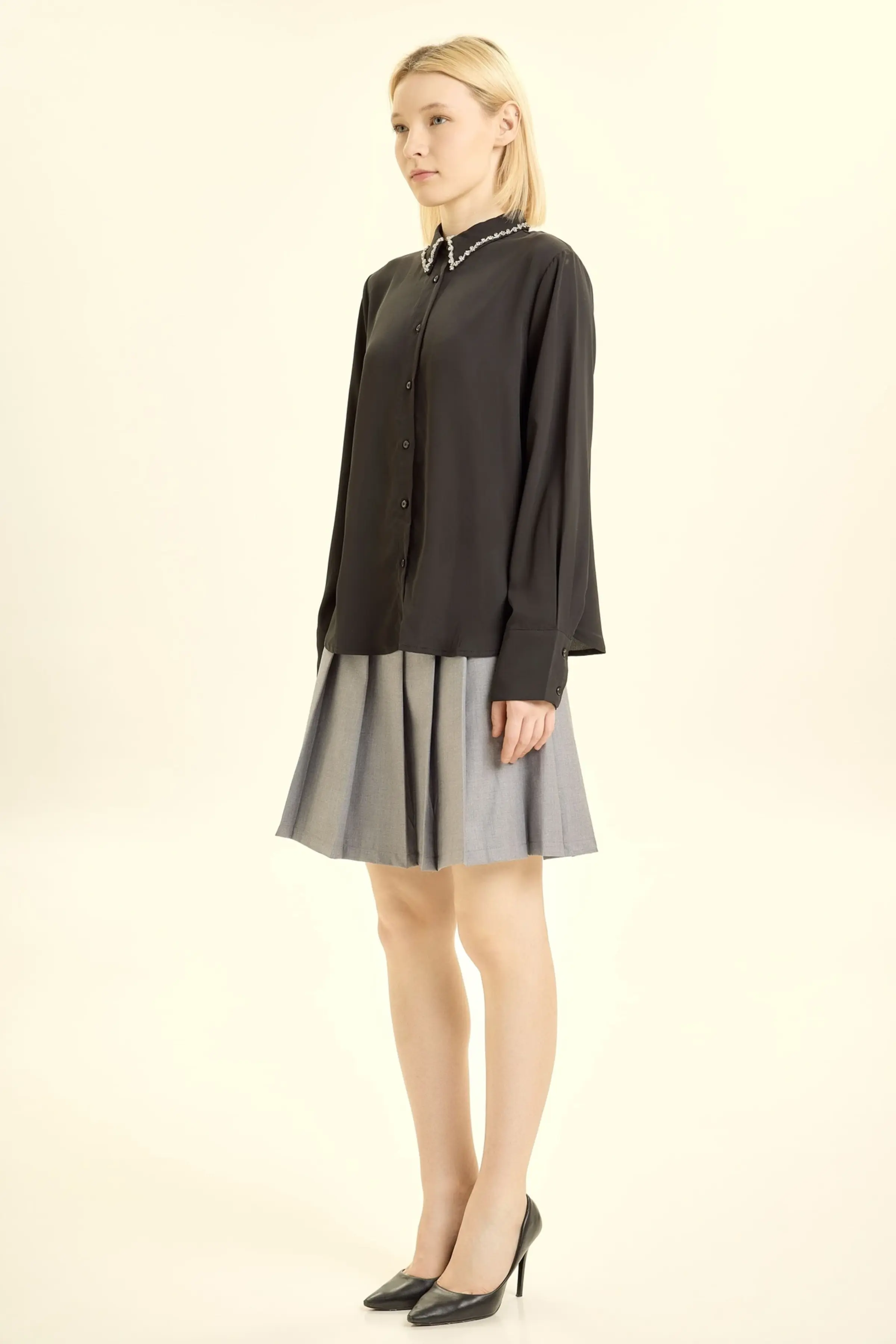 Рубашка черный для женщин 46150-1 66